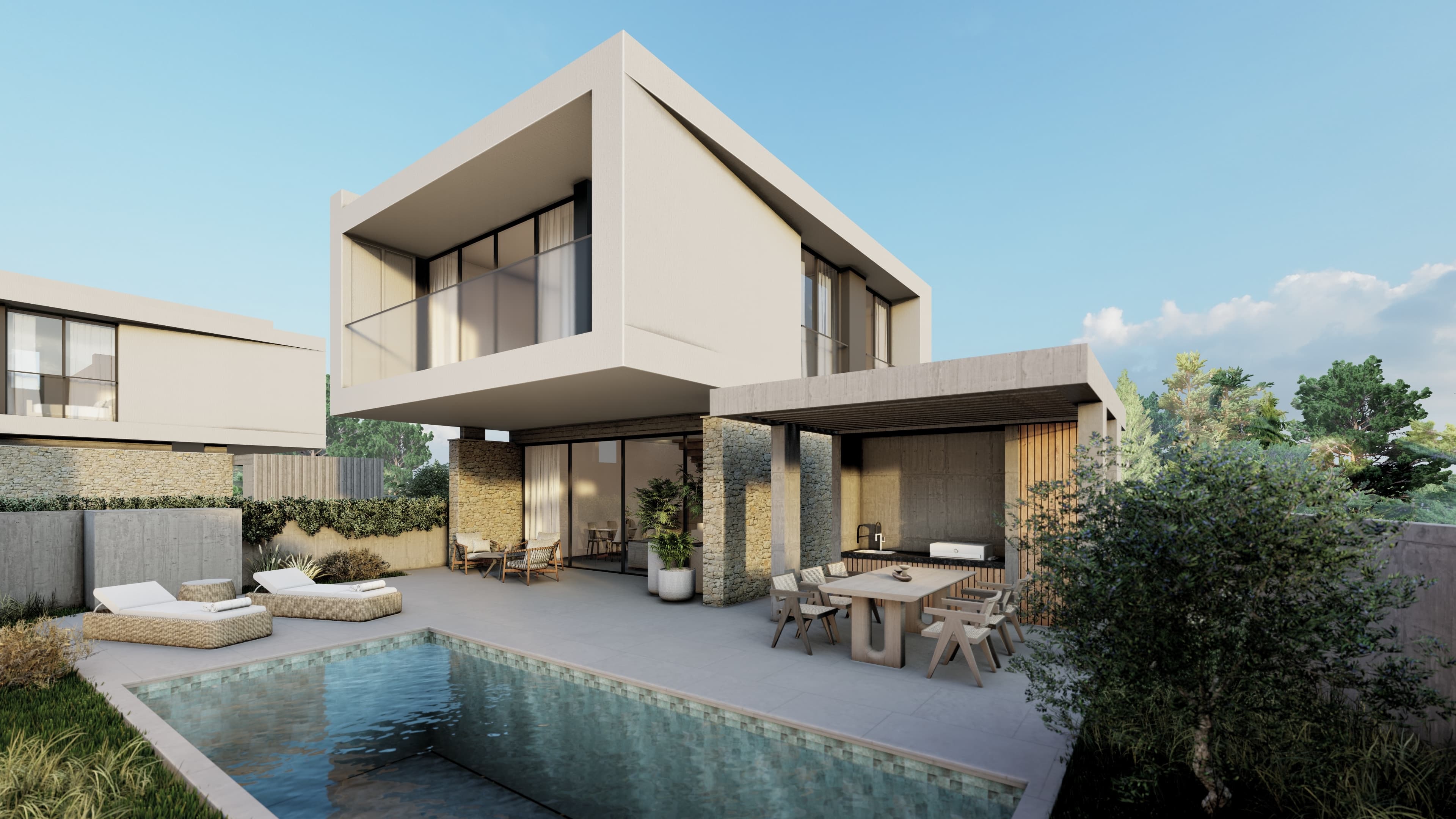 3-bedrooms house in Paphos, Cyprus.