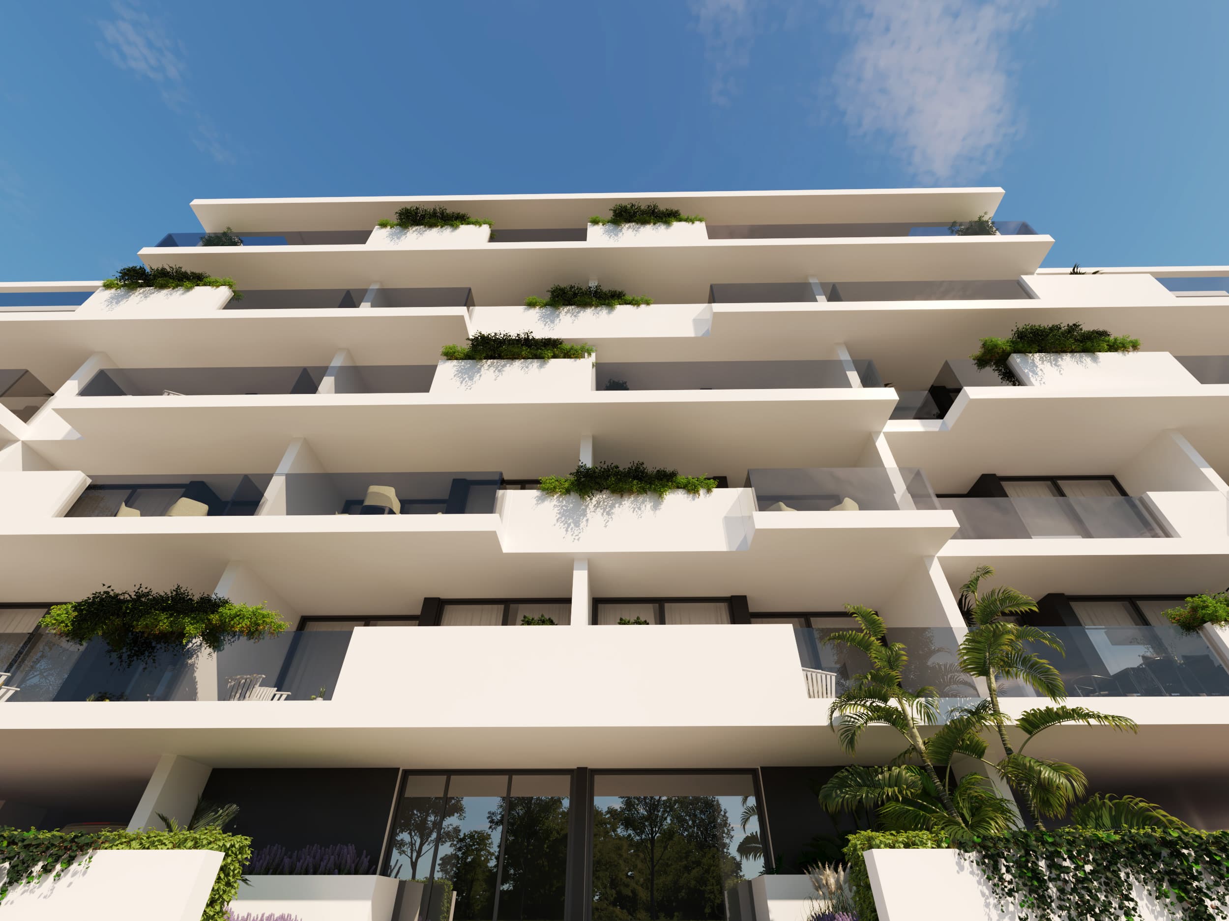 2-bedrooms apartments in Larnaca, Cyprus.