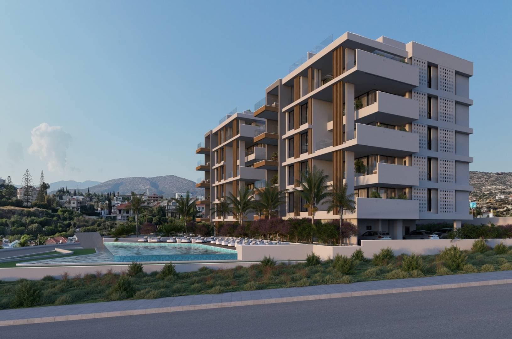 2-bedrooms apartments in Limassol, Cyprus.