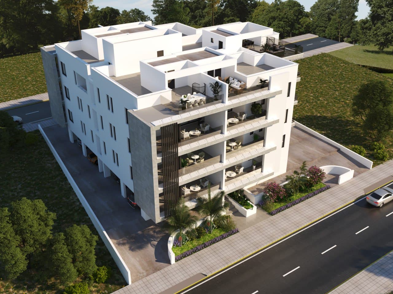 2-bedrooms apartments in Larnaca, Cyprus.
