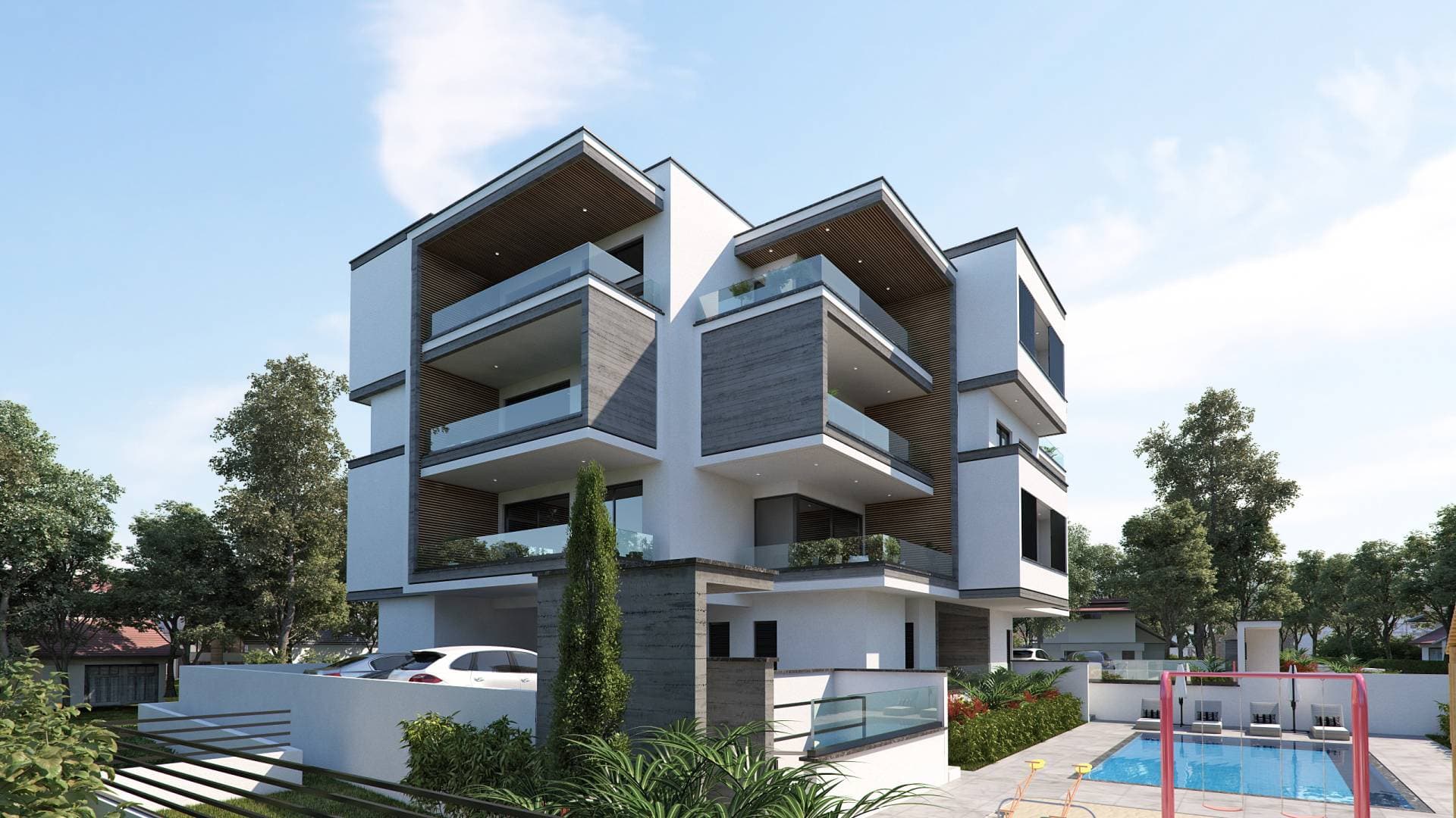 2-bedrooms apartments in Limassol, Cyprus.
