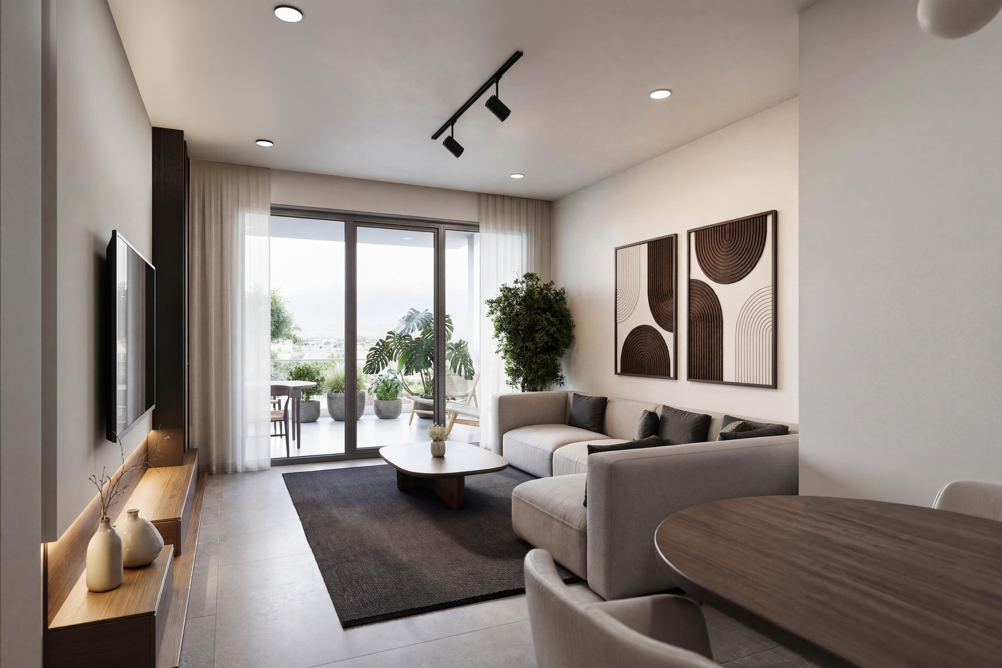 2-bedrooms apartments in Larnaca, Cyprus.