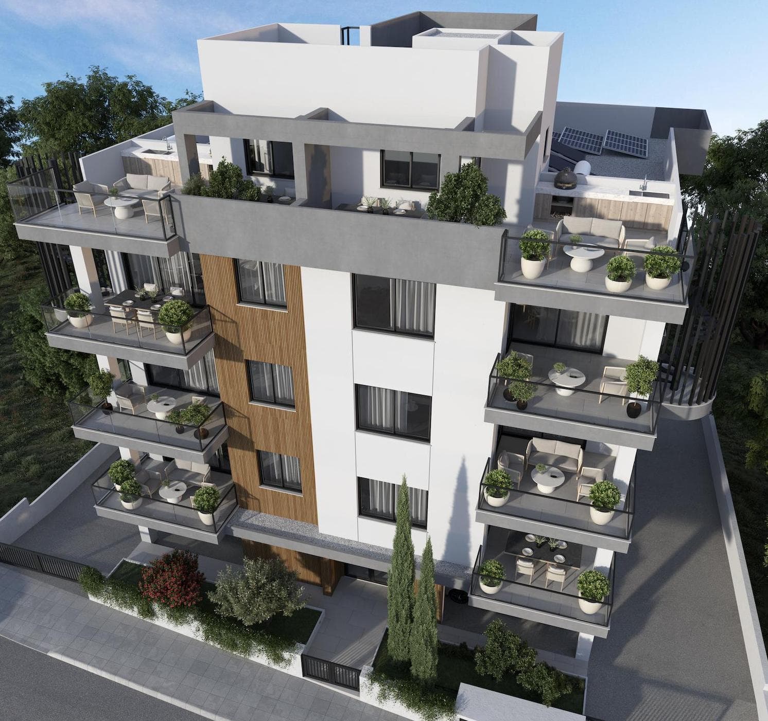 2-bedrooms apartments in Limassol, Cyprus.