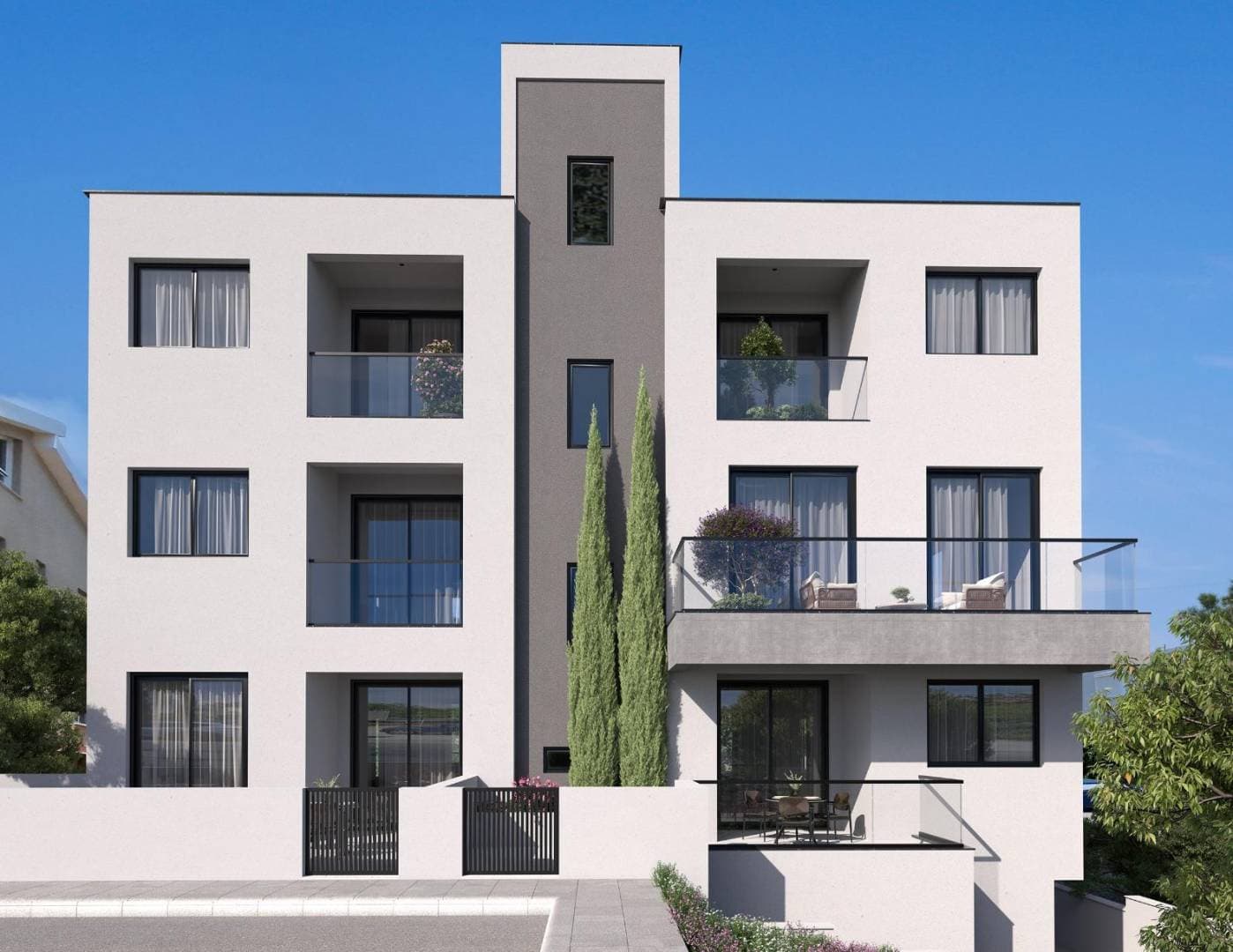 2-bedrooms apartments in Limassol, Cyprus.
