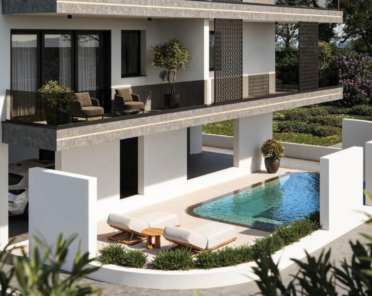 2-bedrooms apartments in Larnaca, Cyprus.