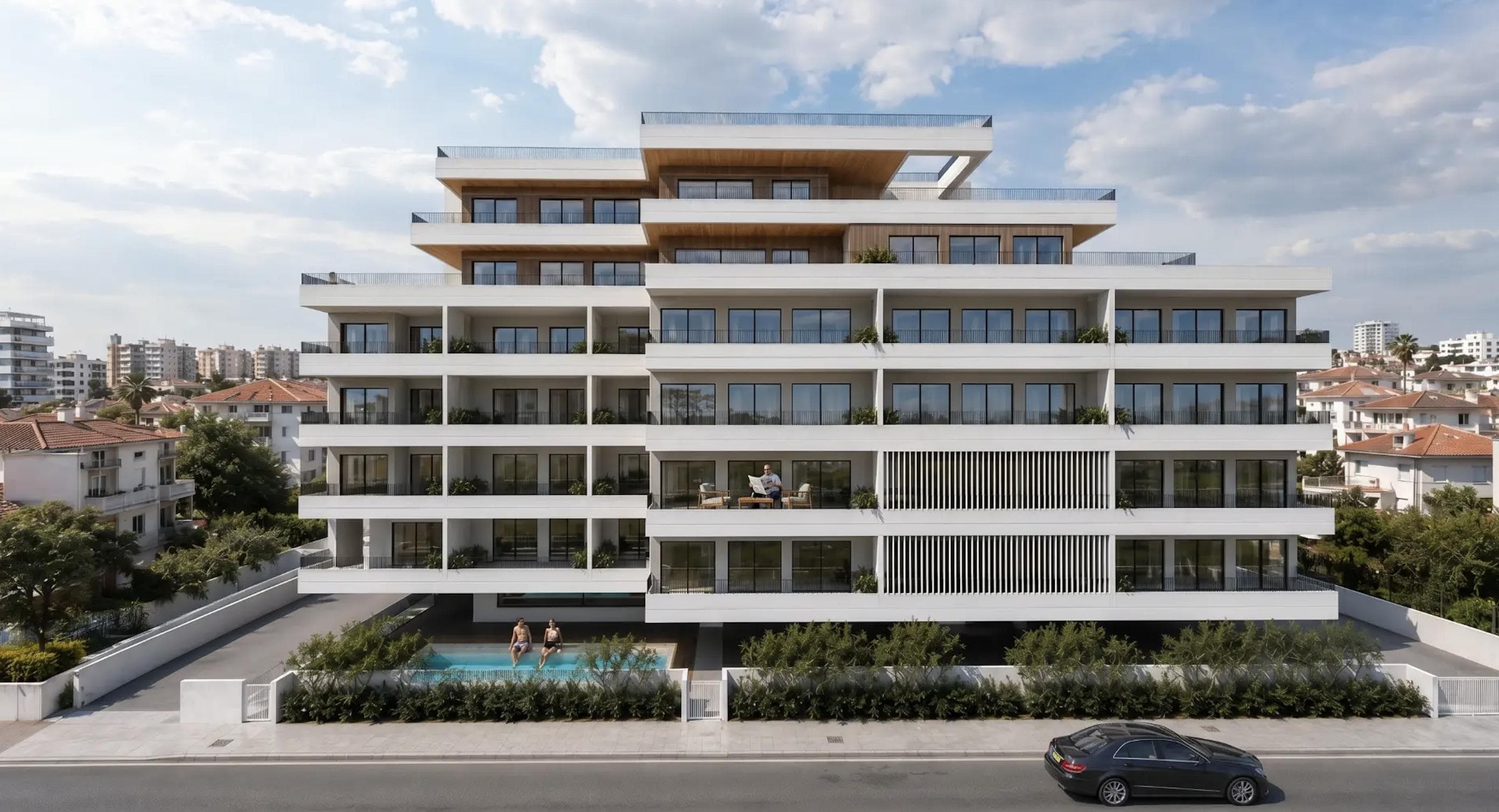 2-bedrooms apartments in Limassol, Cyprus.