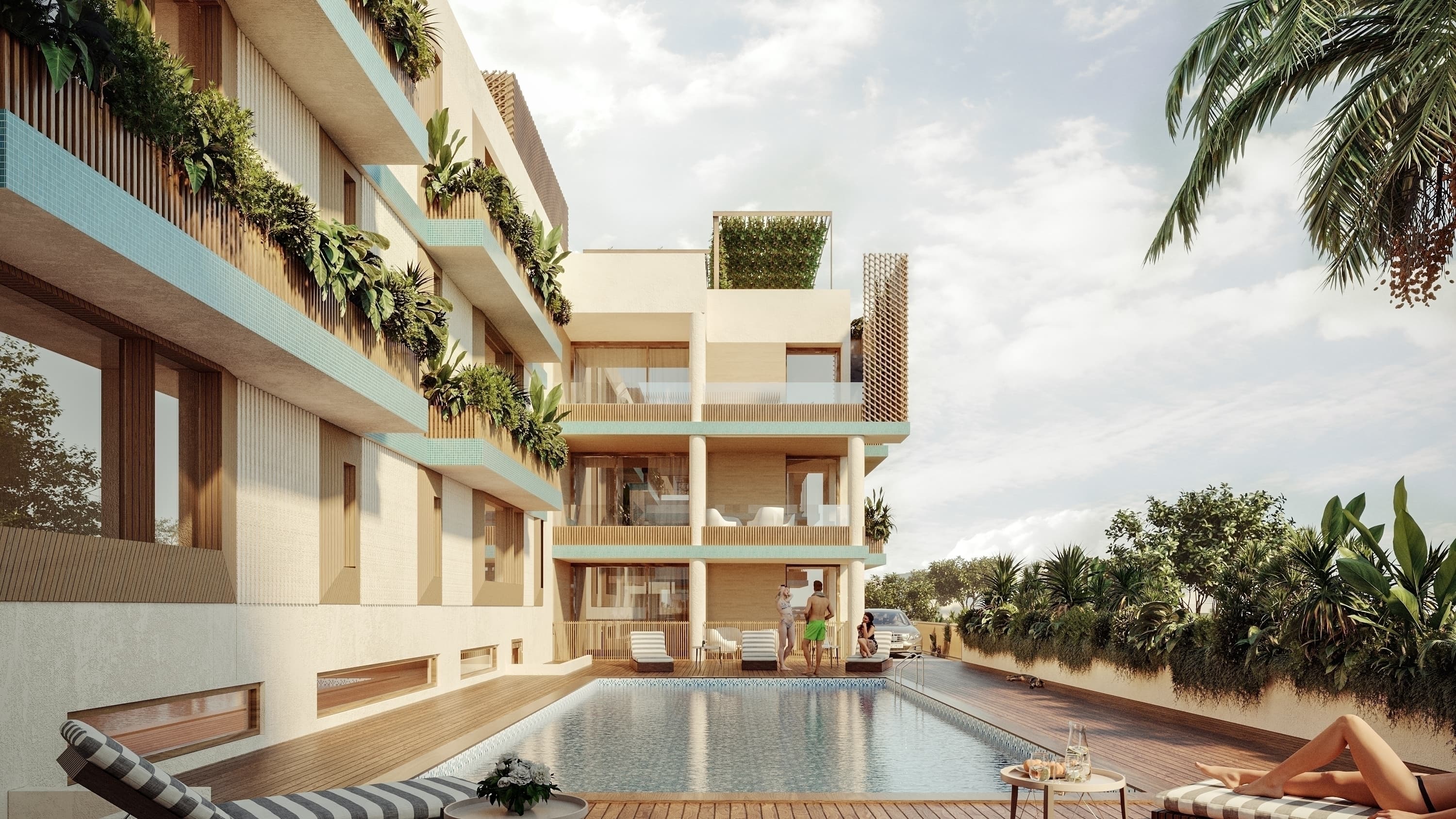 2-bedrooms apartments in Paphos, Cyprus.