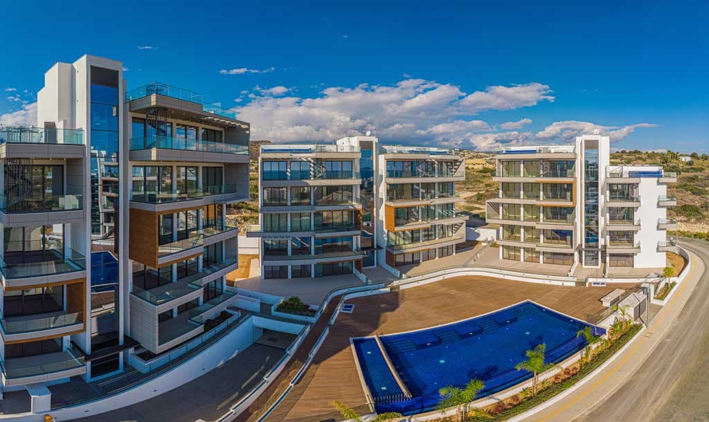 3-bedrooms apartments in Limassol, Cyprus.