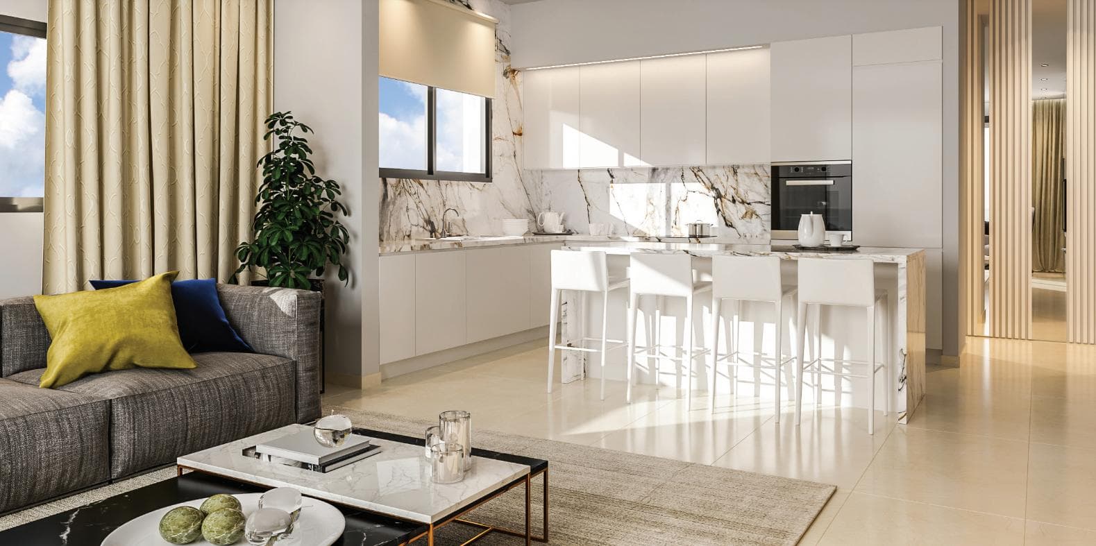 4-bedrooms apartments in Limassol, Cyprus.