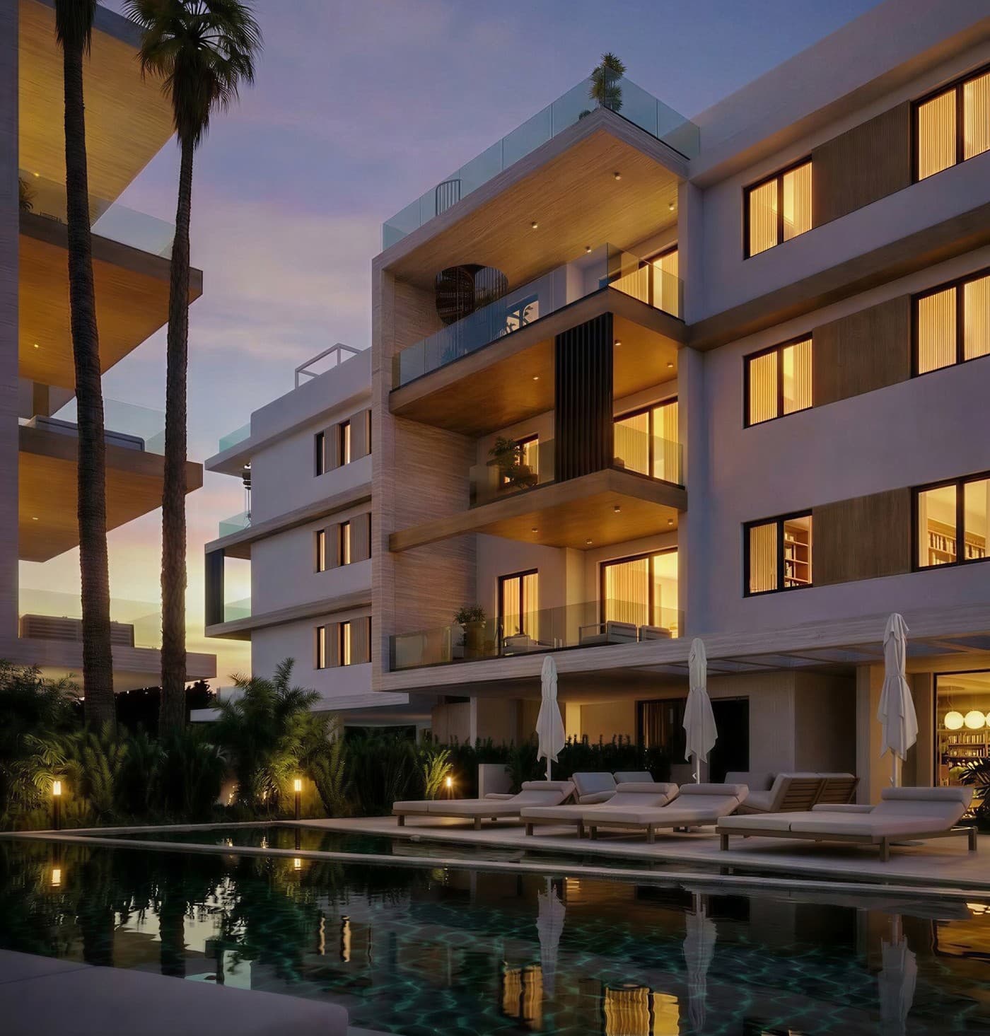 2-bedrooms apartments in Larnaca, Cyprus.