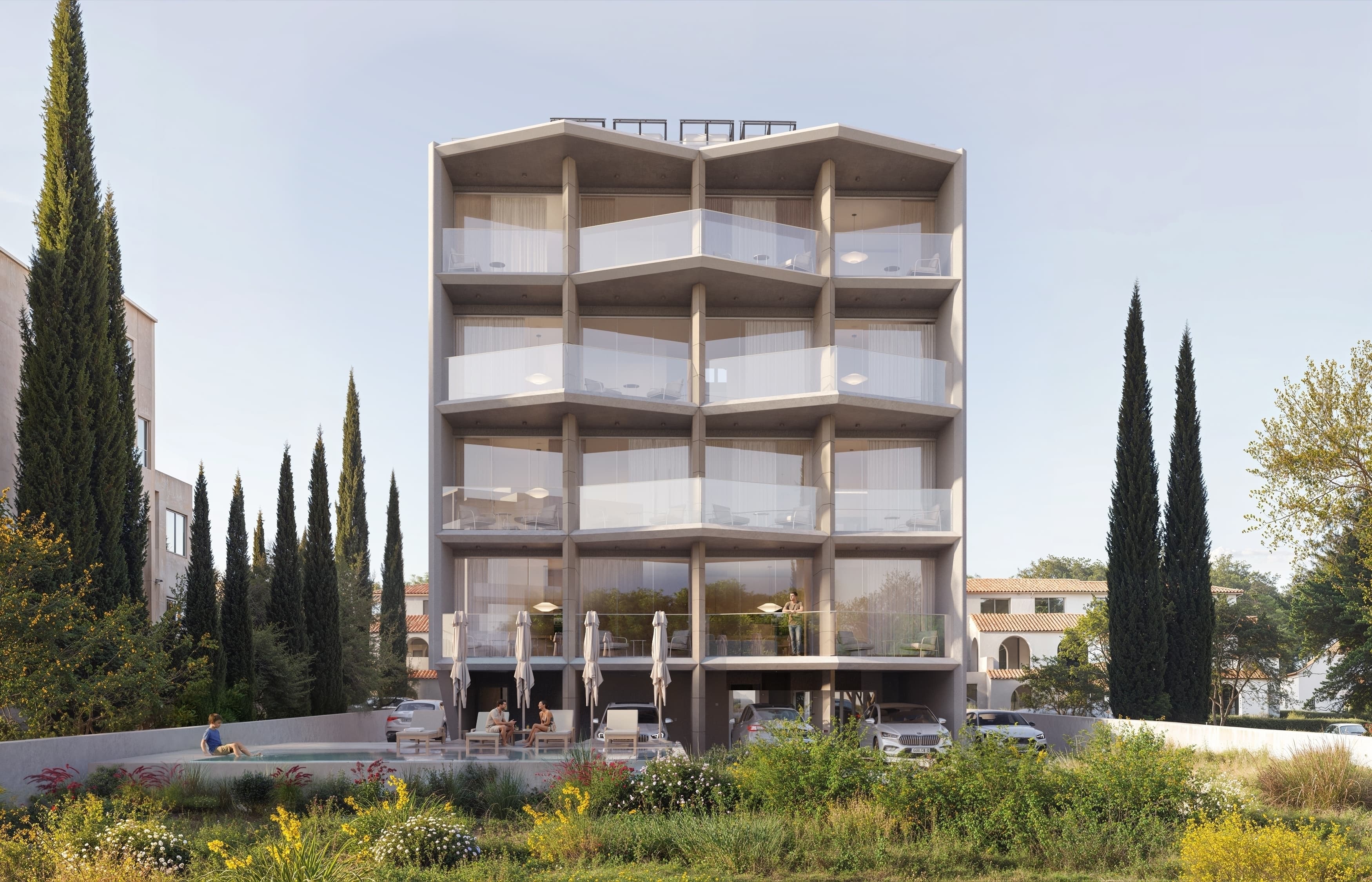 1-bedrooms apartments in Paphos, Cyprus.