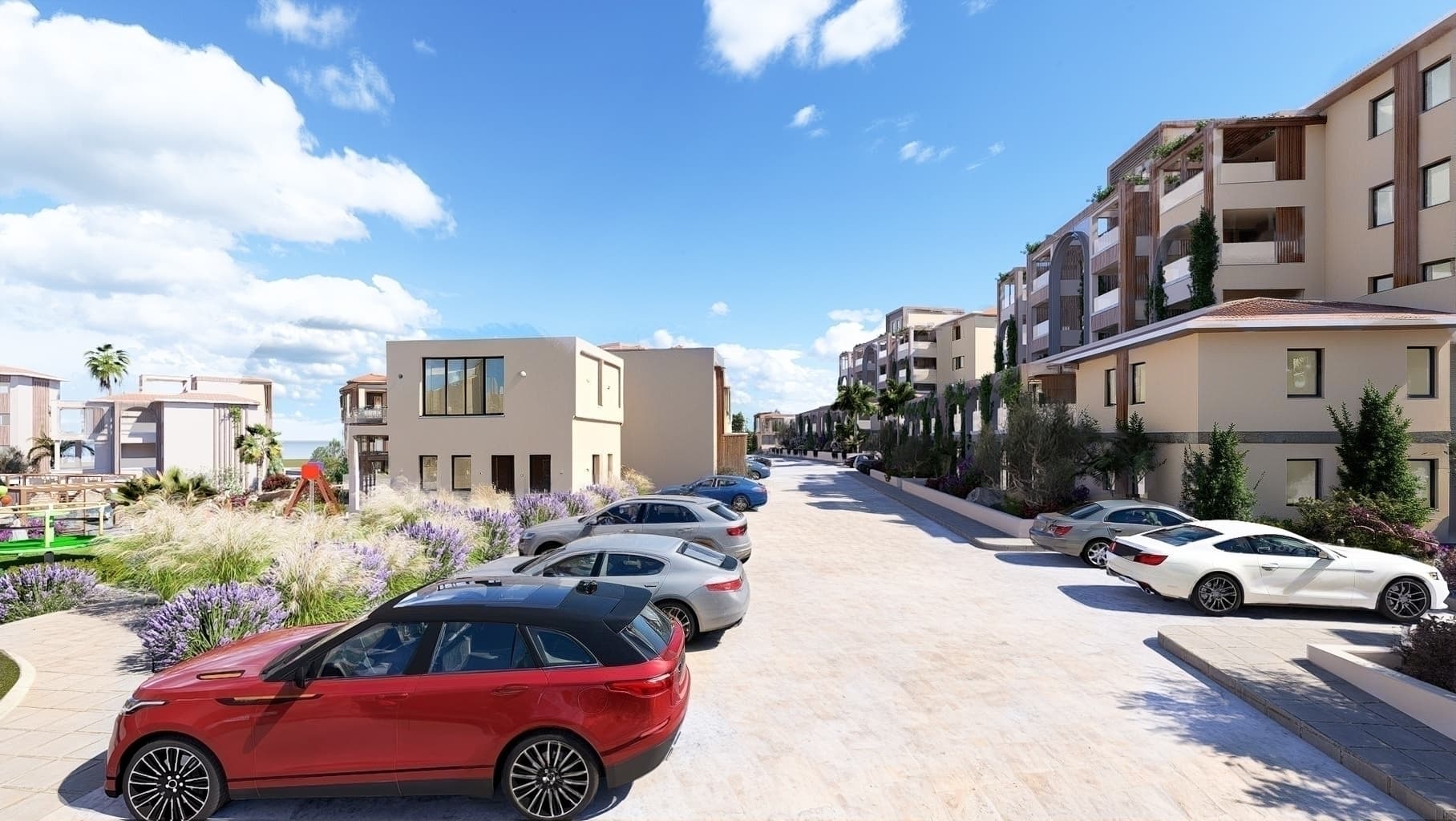 2-bedrooms apartments in Paphos, Cyprus.