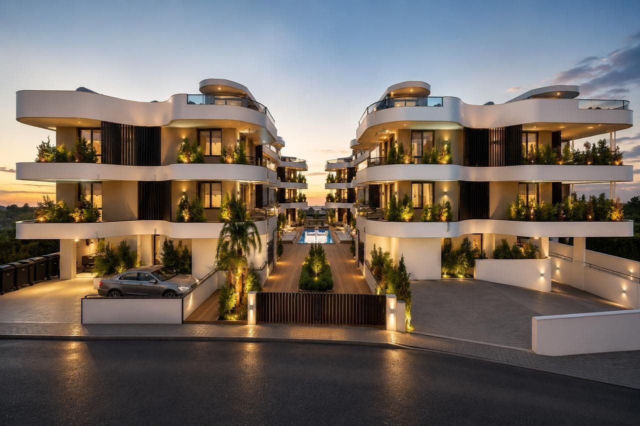 2-bedrooms apartments in Larnaca, Cyprus.