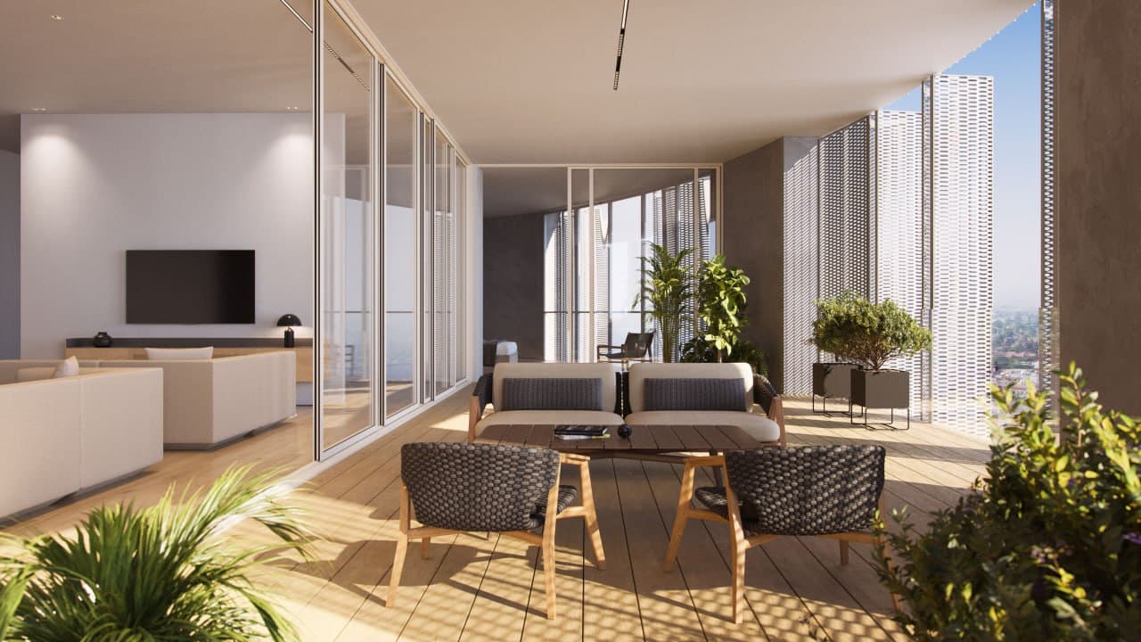 2-bedrooms apartments in Nicosia, Cyprus.