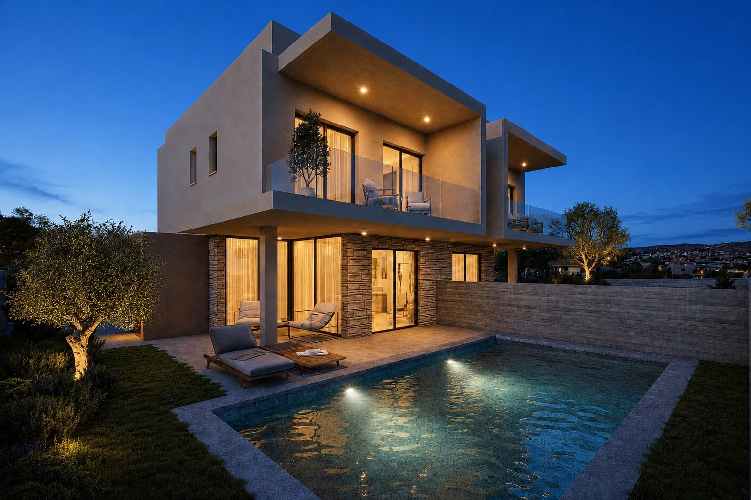 3-bedrooms house in Paphos, Cyprus.