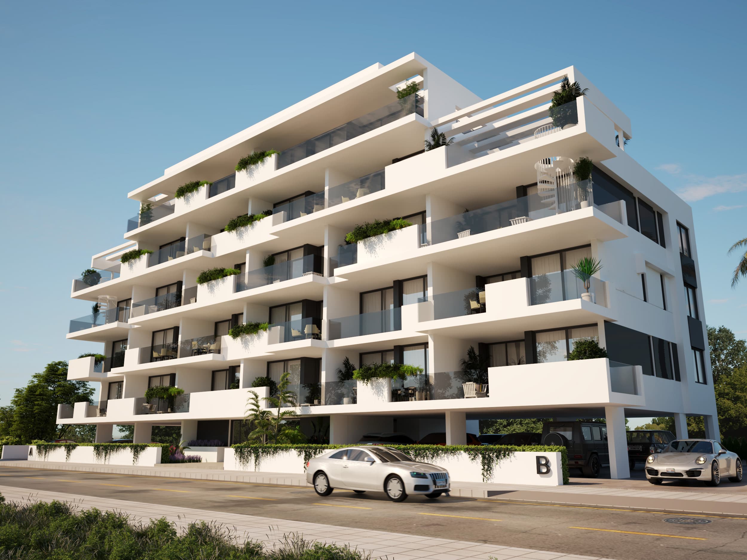 1-bedrooms apartments in Larnaca, Cyprus.