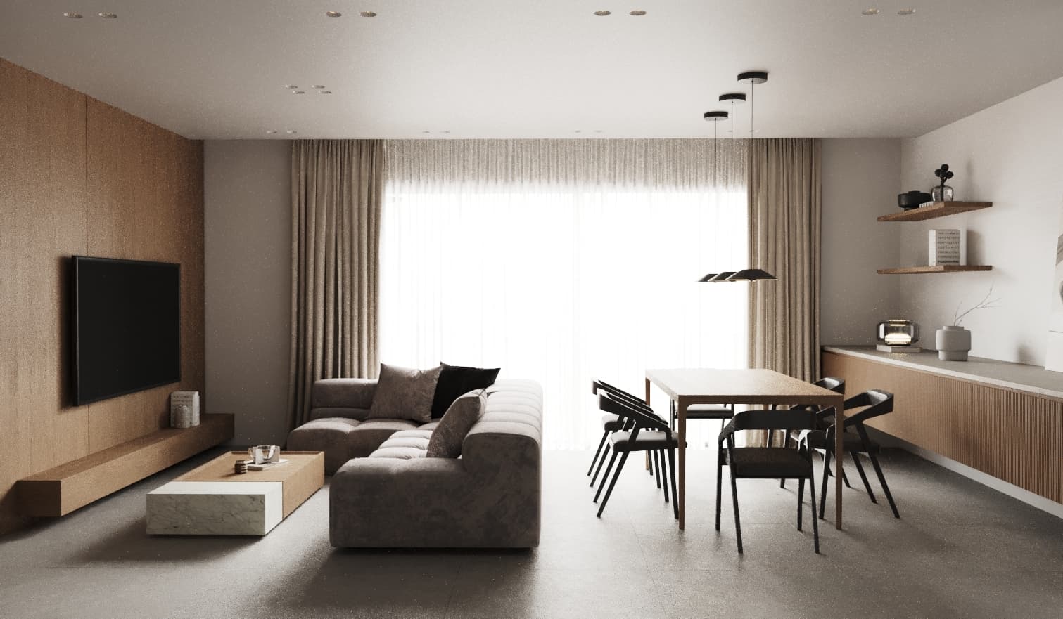 2-bedrooms apartments in Larnaca, Cyprus.
