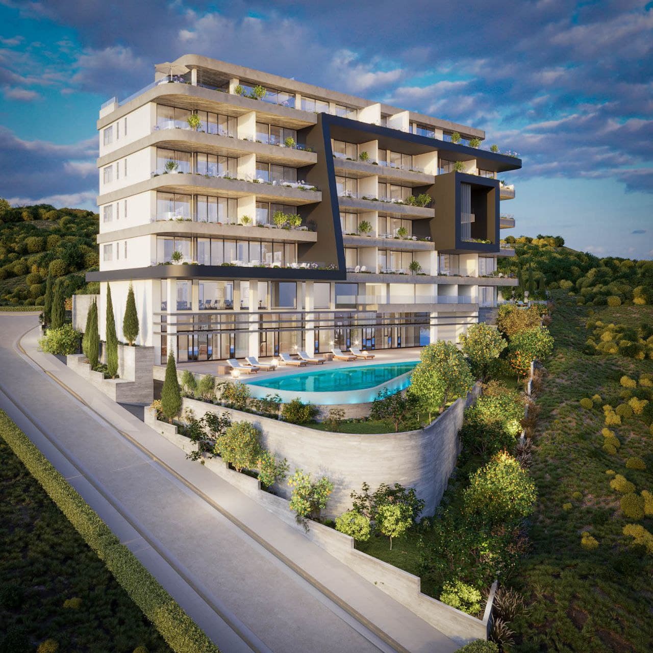 1-bedrooms apartments in Limassol, Cyprus.