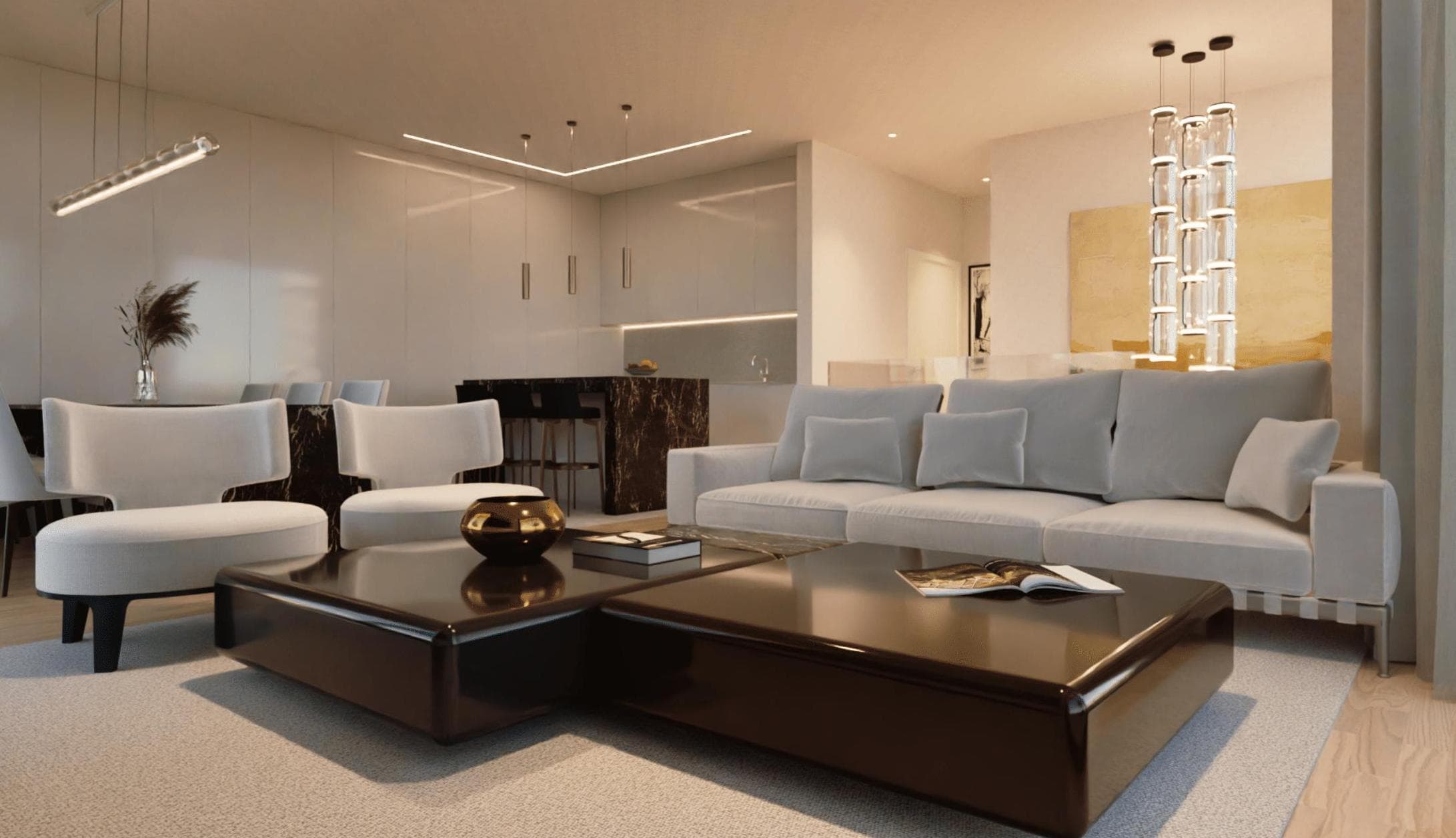 3-bedrooms apartments in Nicosia, Cyprus.