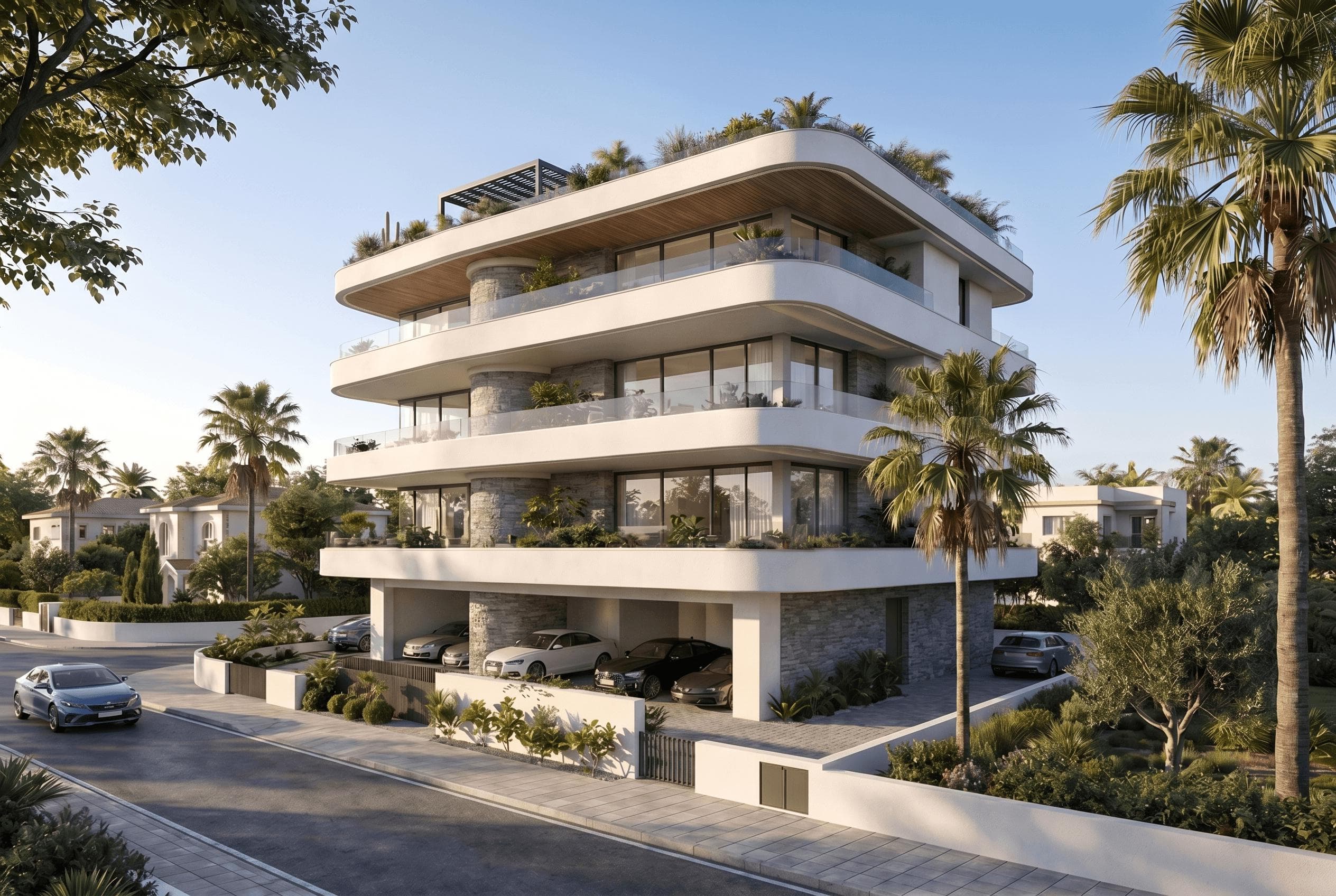 2-bedrooms apartments in Limassol, Cyprus.