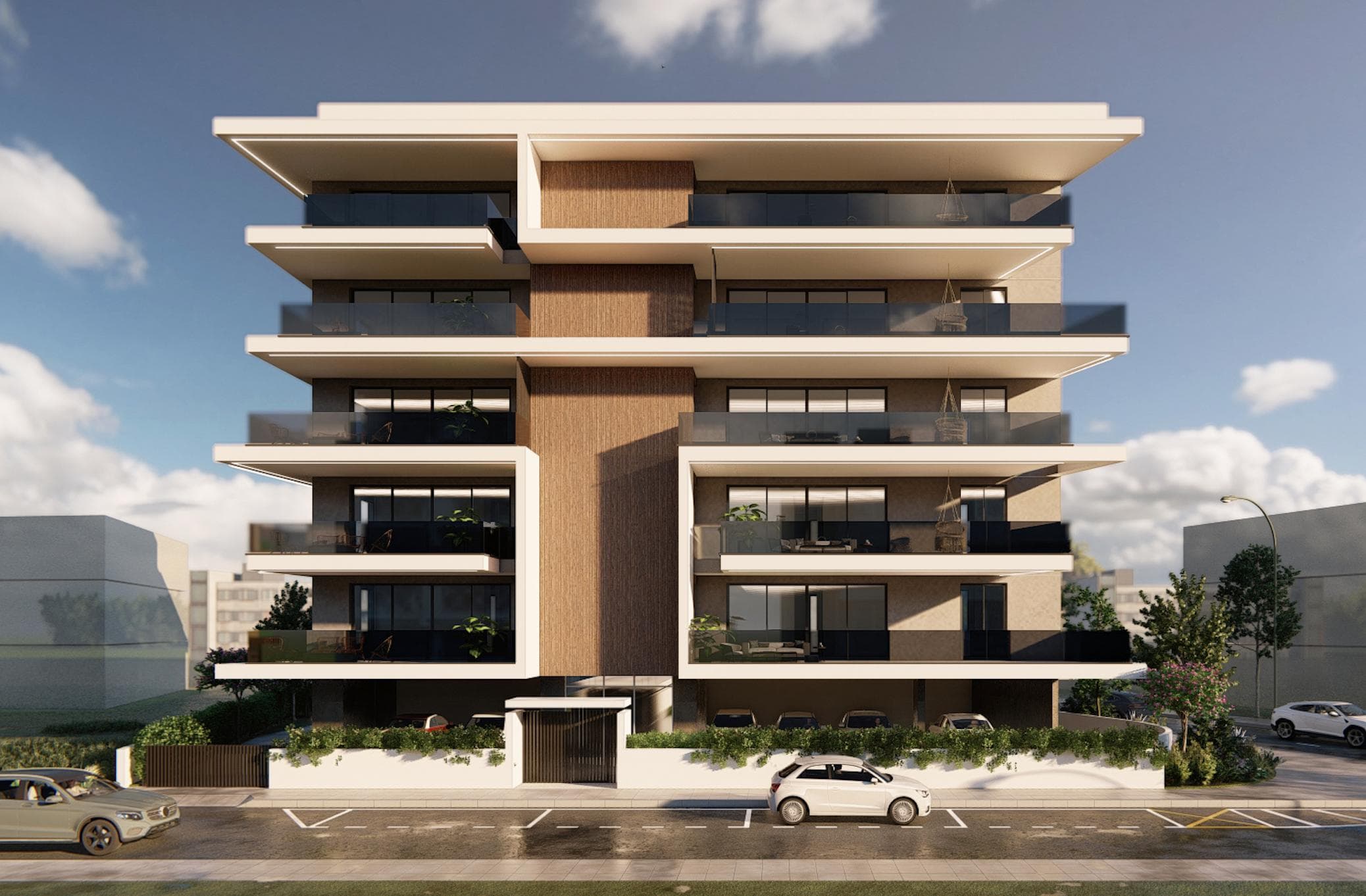 2-bedrooms apartments in Nicosia, Cyprus.