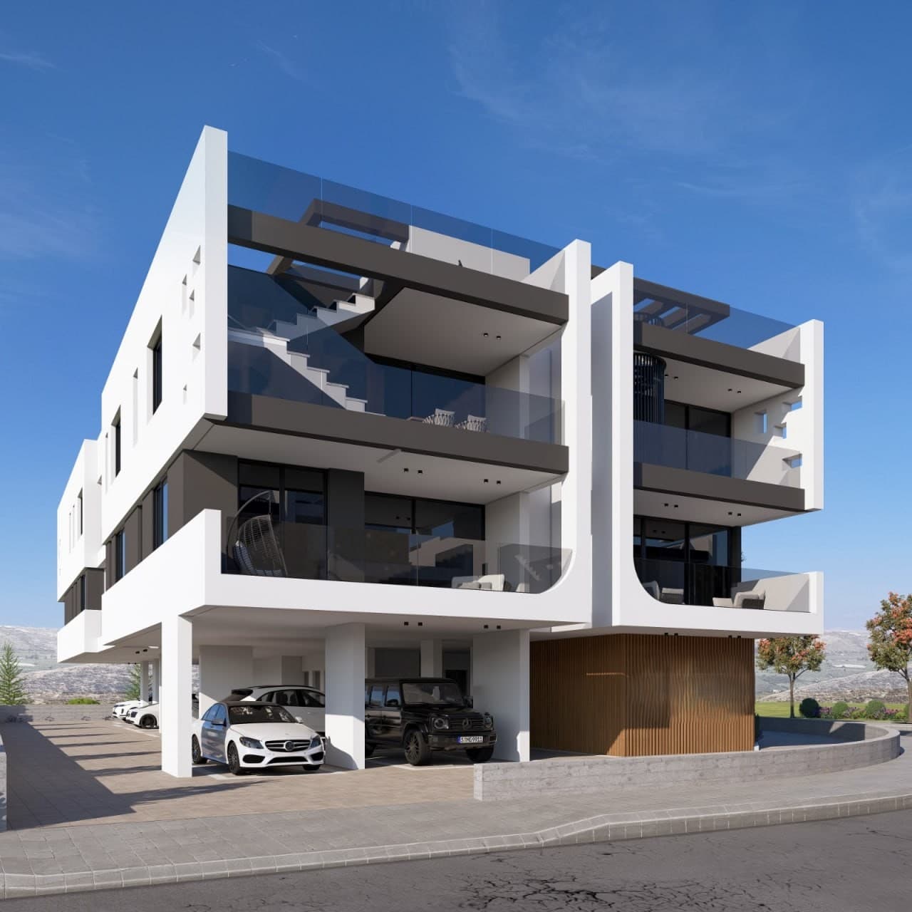 2-bedrooms apartments in Larnaca, Cyprus.