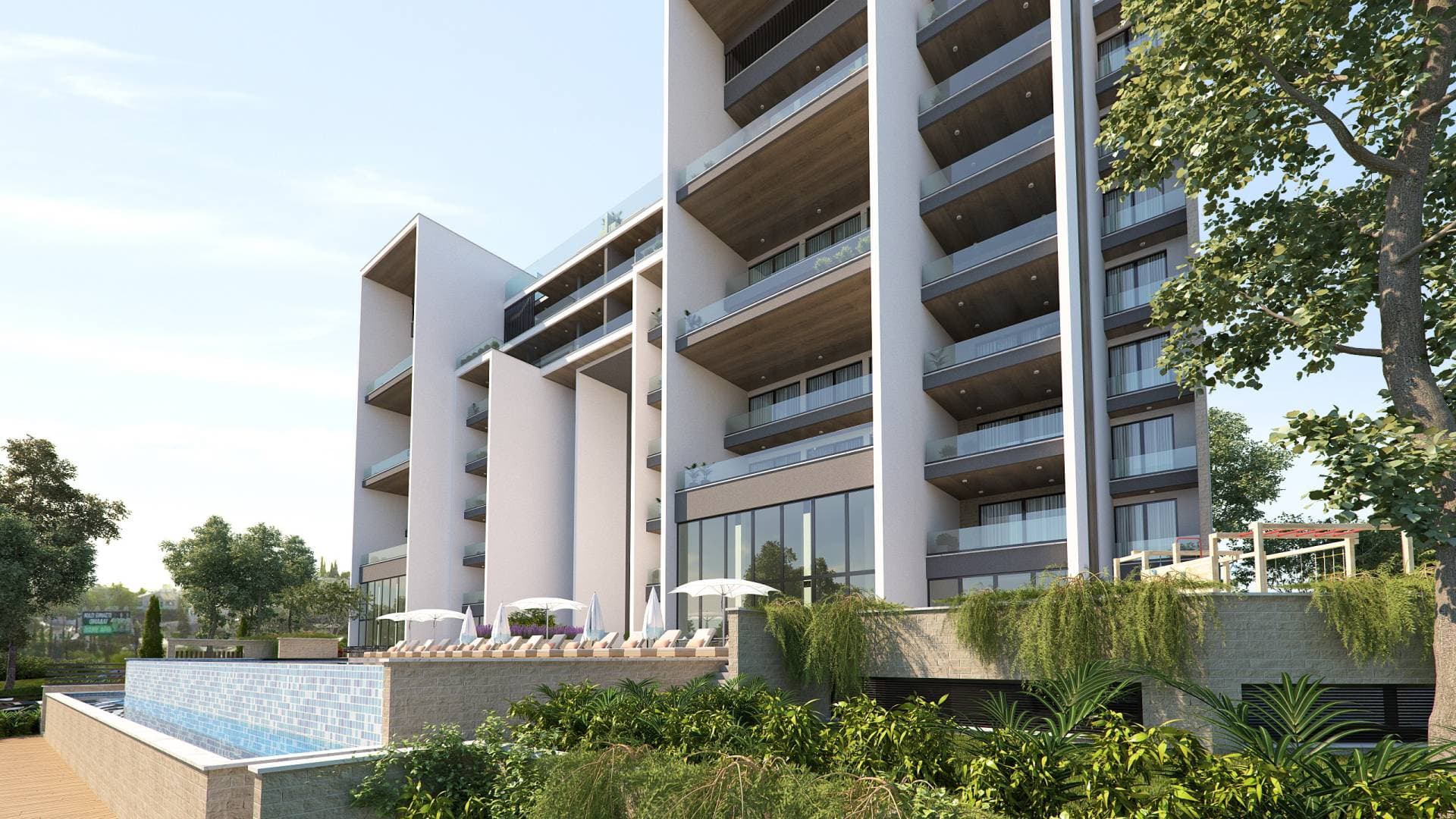 2-bedrooms apartments in Limassol, Cyprus.