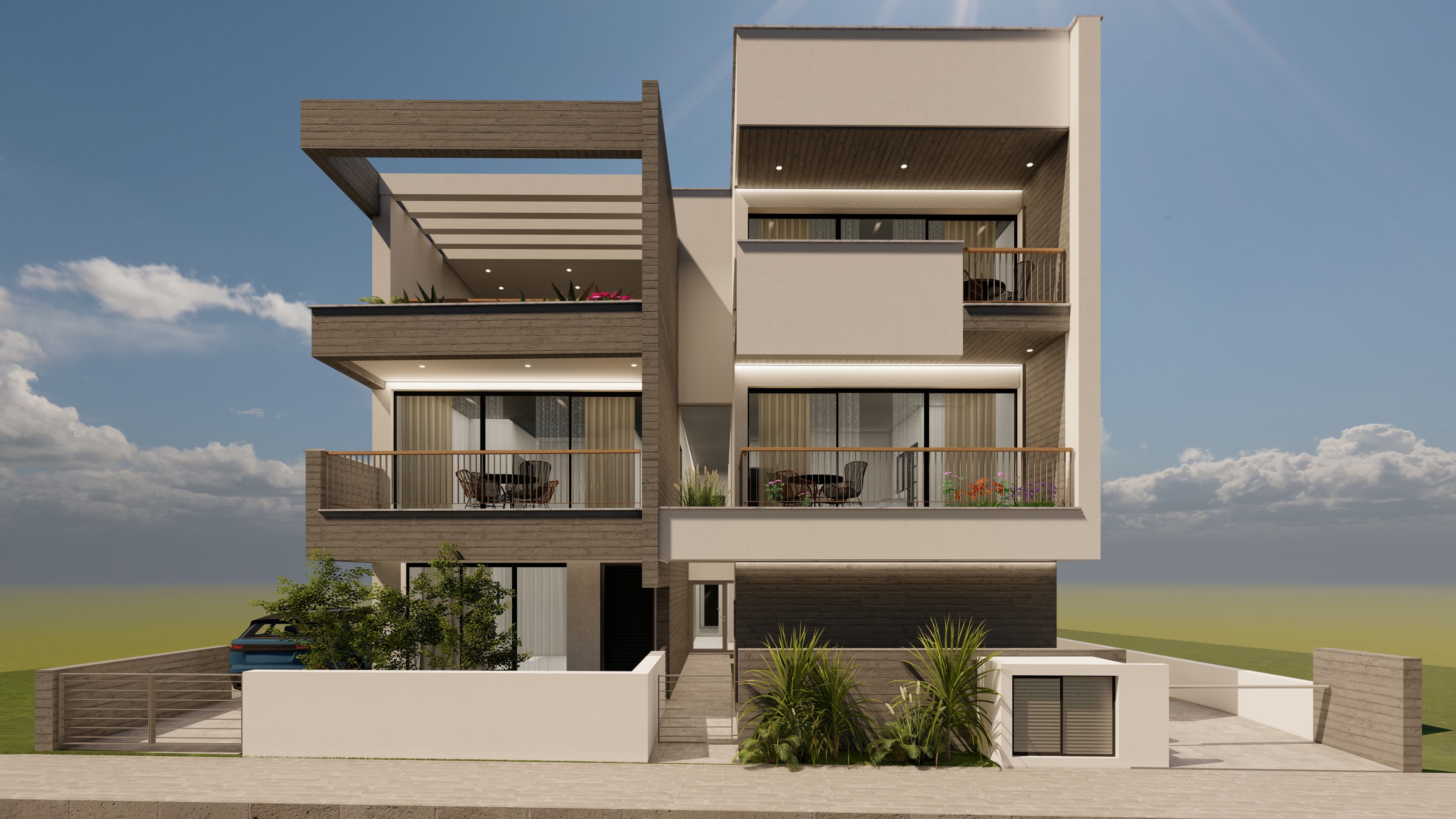 2-bedrooms apartments in Paphos, Cyprus.
