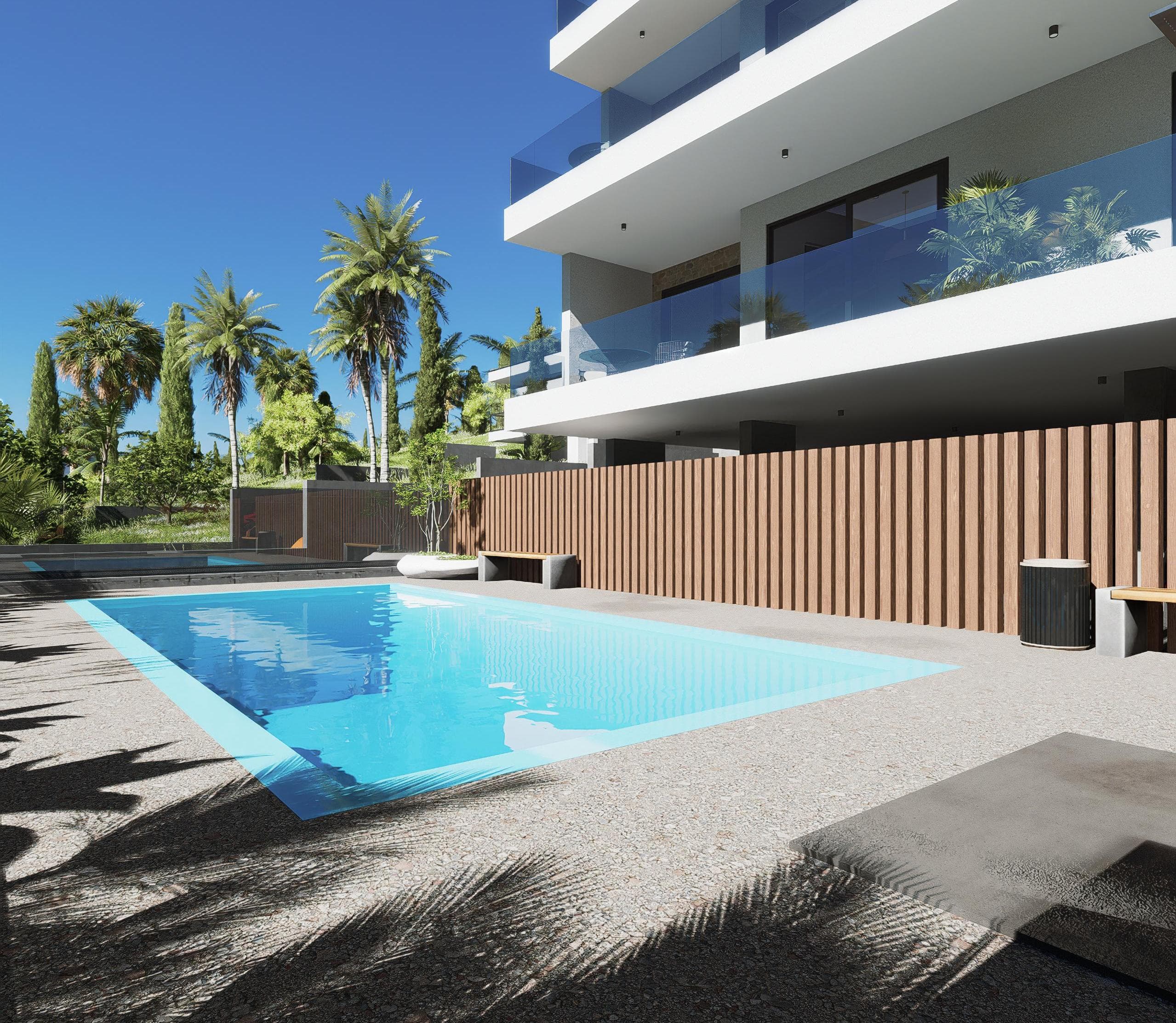 3-bedrooms apartments in Paphos, Cyprus.