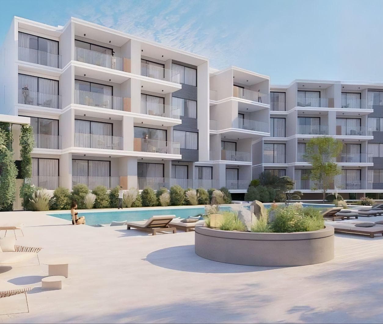 2-bedrooms apartments in Paphos, Cyprus.