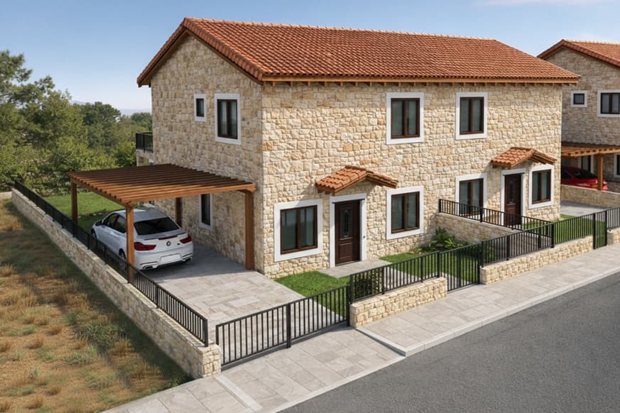 3-bedrooms house in Limassol, Cyprus.