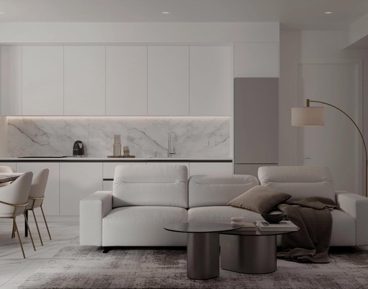 2-bedrooms apartments in Limassol, Cyprus.