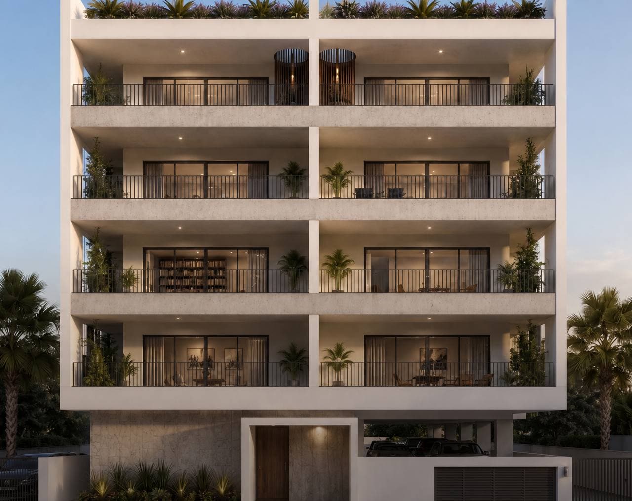 2-bedrooms apartments in Limassol, Cyprus.