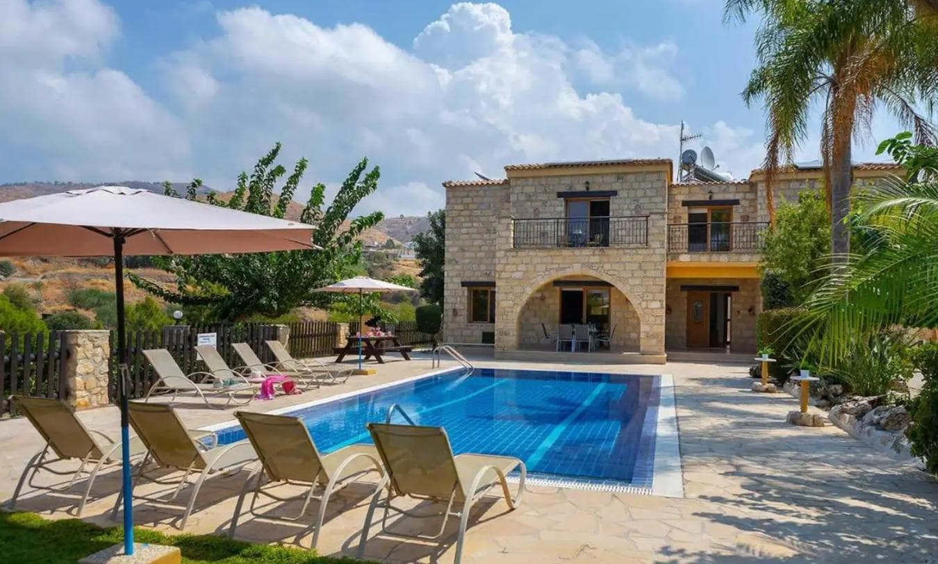 4-bedrooms house for long term rent in Paphos, Cyprus