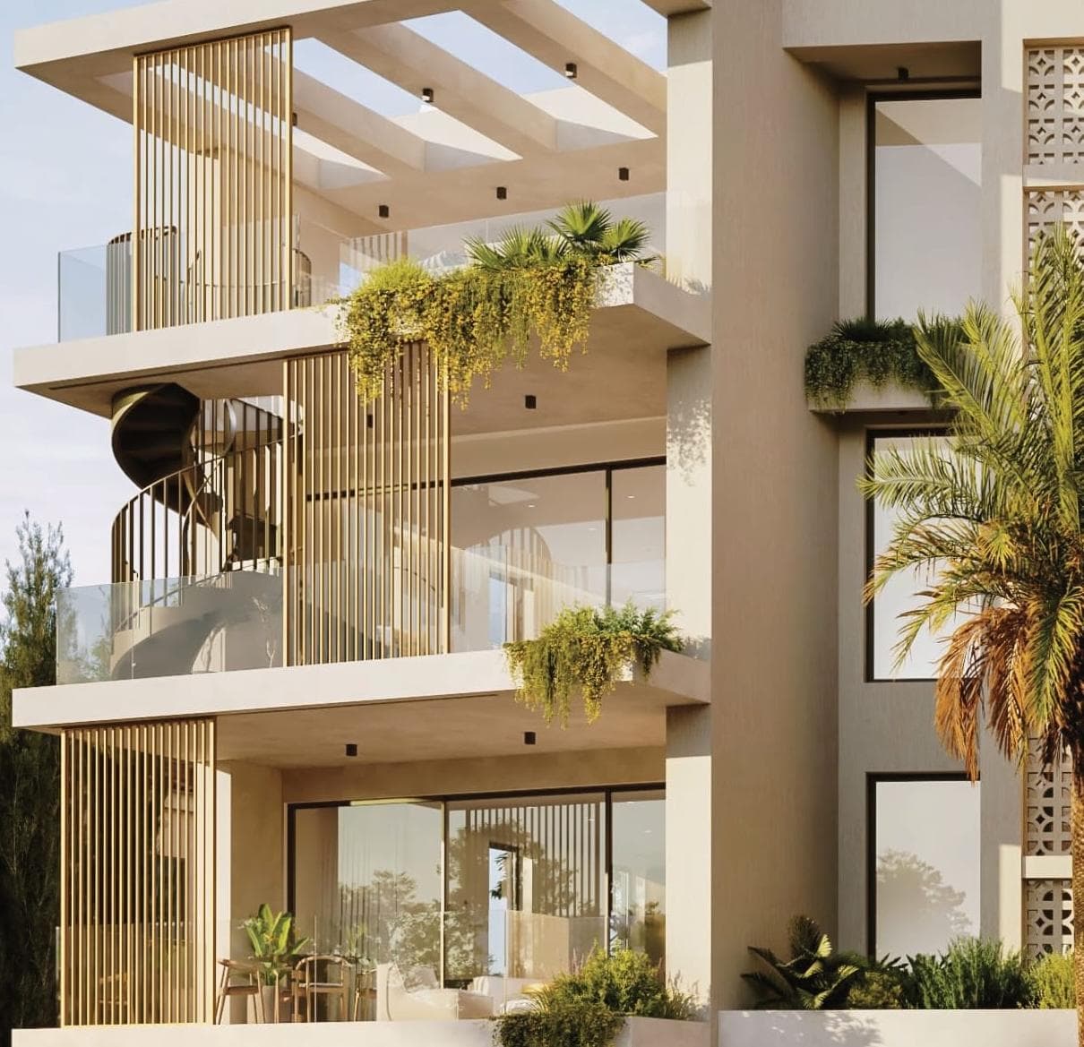 2-bedrooms apartments in Nicosia, Cyprus.