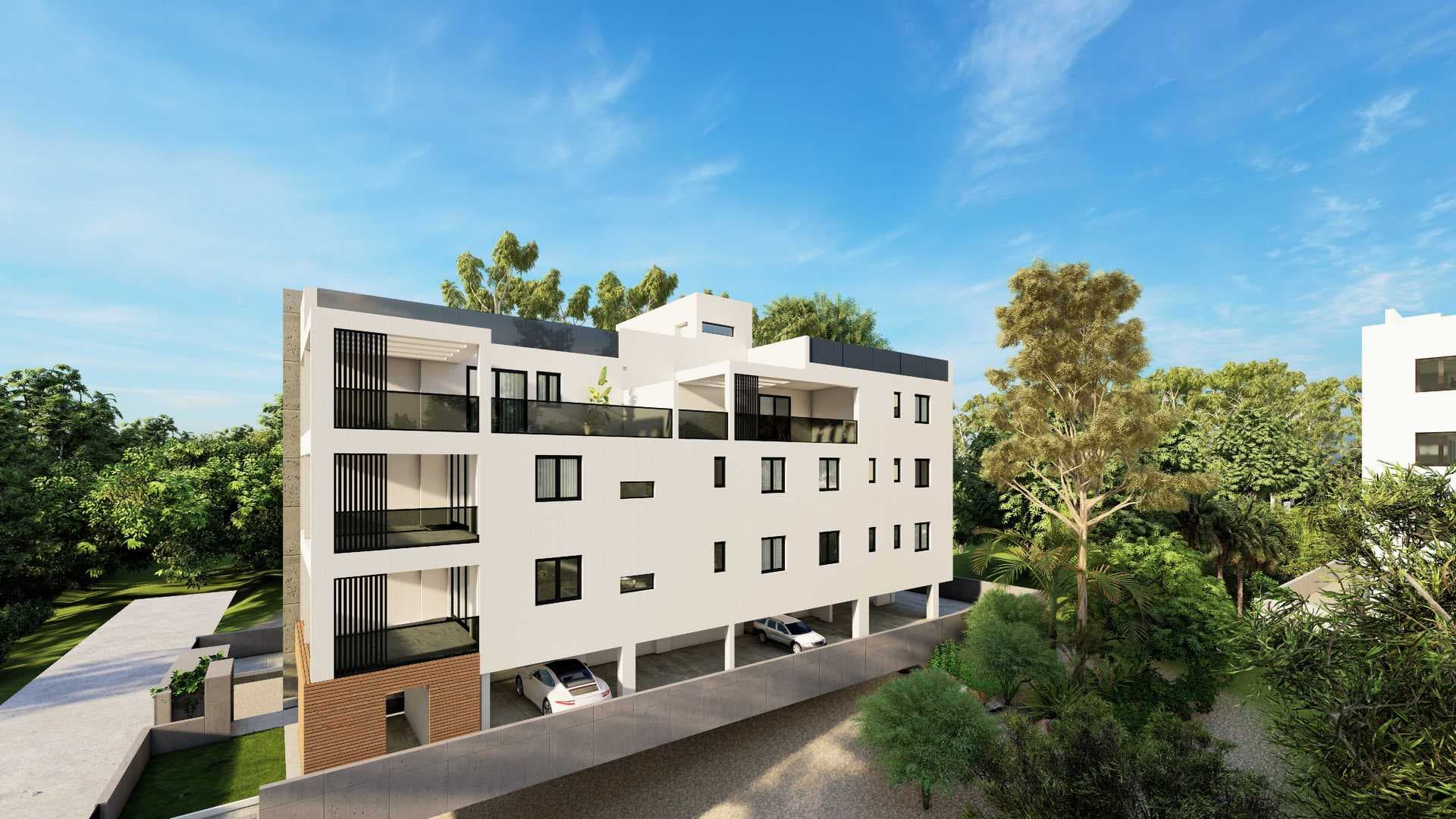 2-bedrooms apartments in Nicosia, Cyprus.