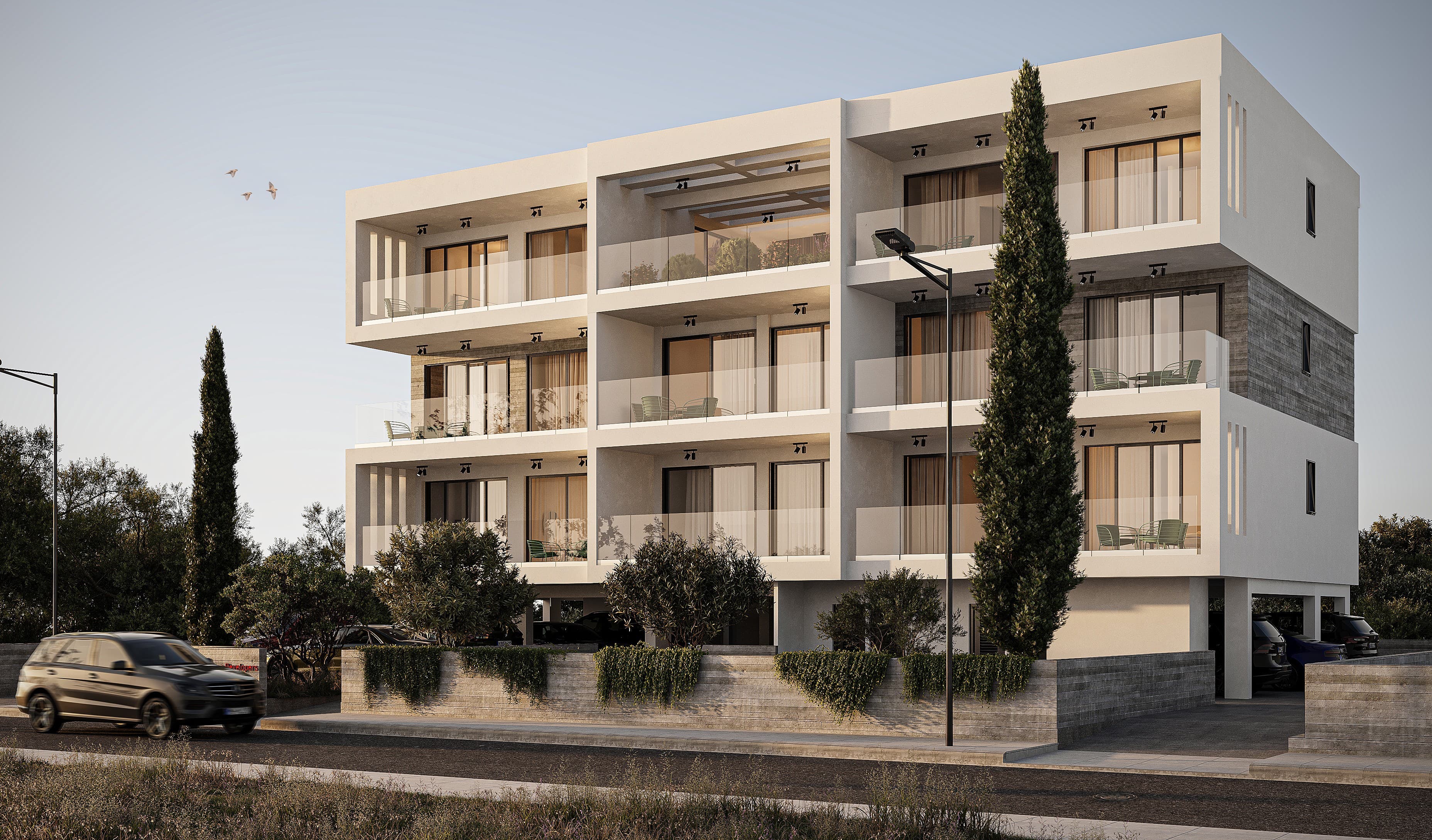 2-bedrooms apartments in Paphos, Cyprus.