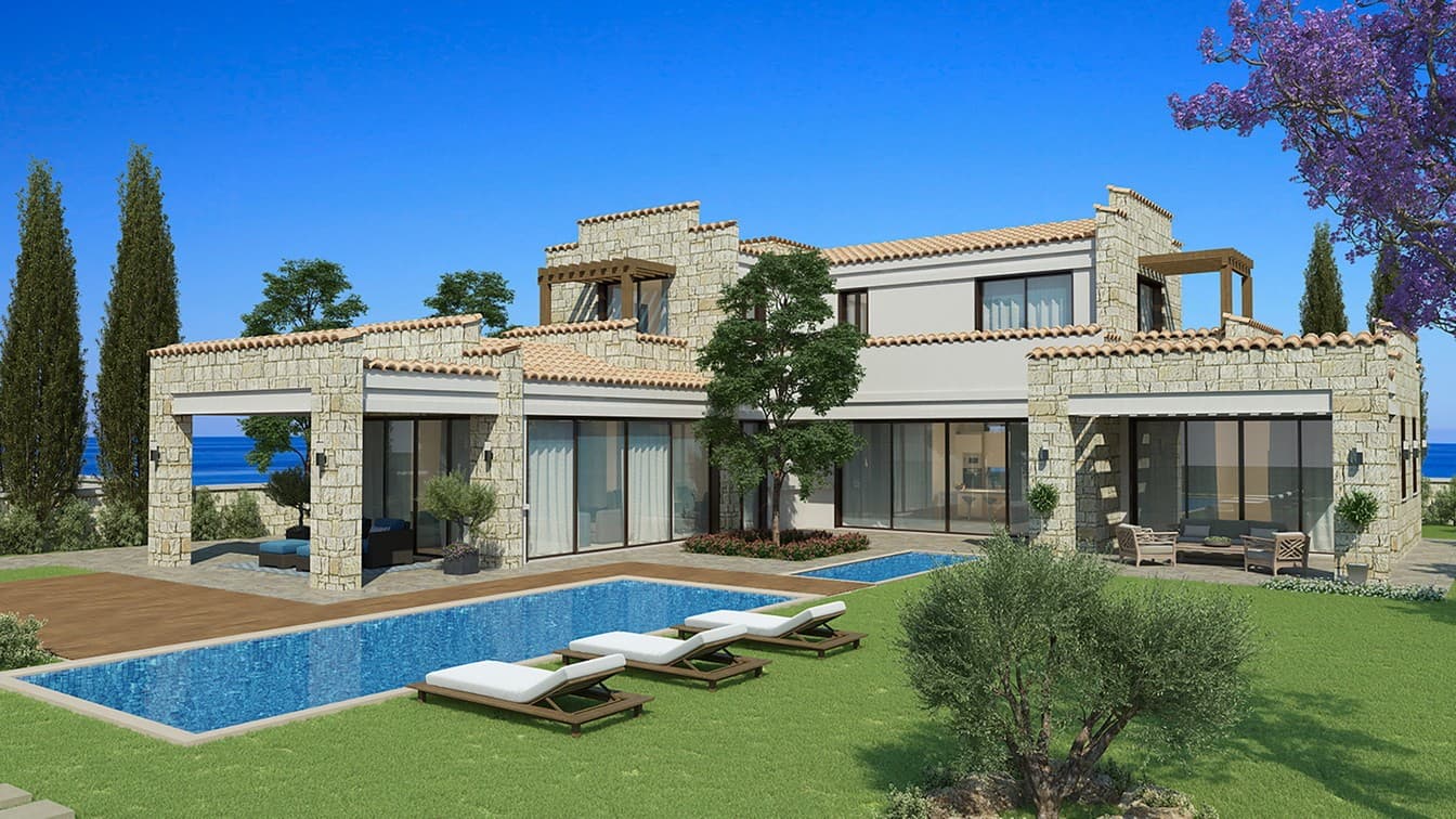 3-bedrooms house in Paphos, Cyprus.