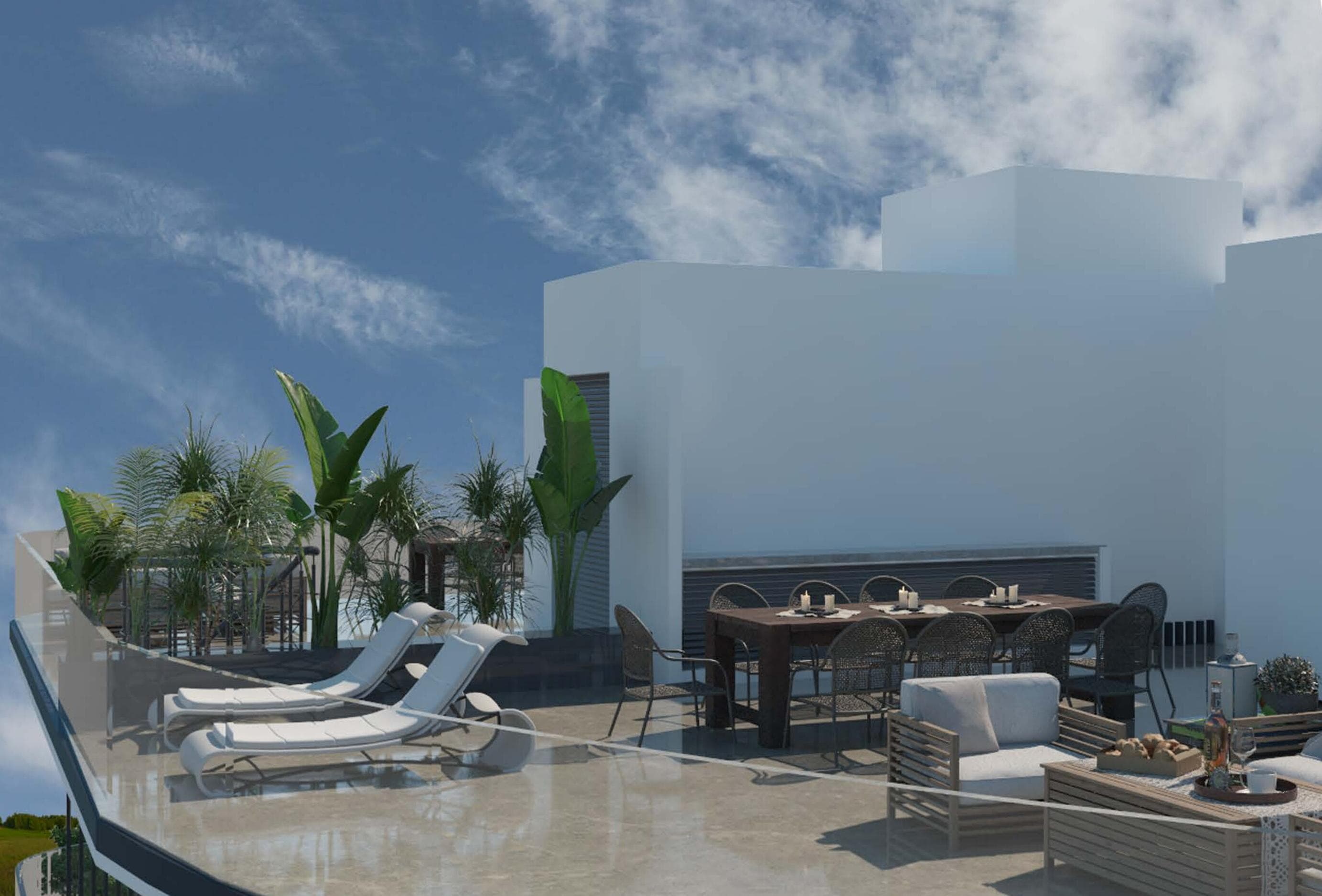 2-bedrooms apartments in Larnaca, Cyprus.