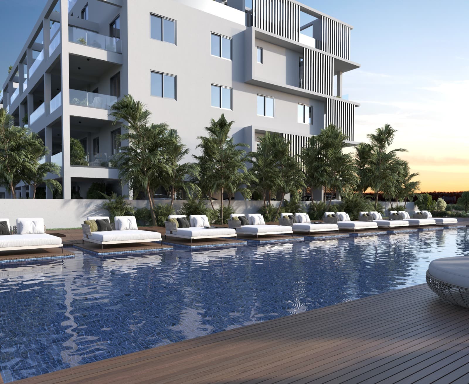2-bedrooms apartments in Limassol, Cyprus.