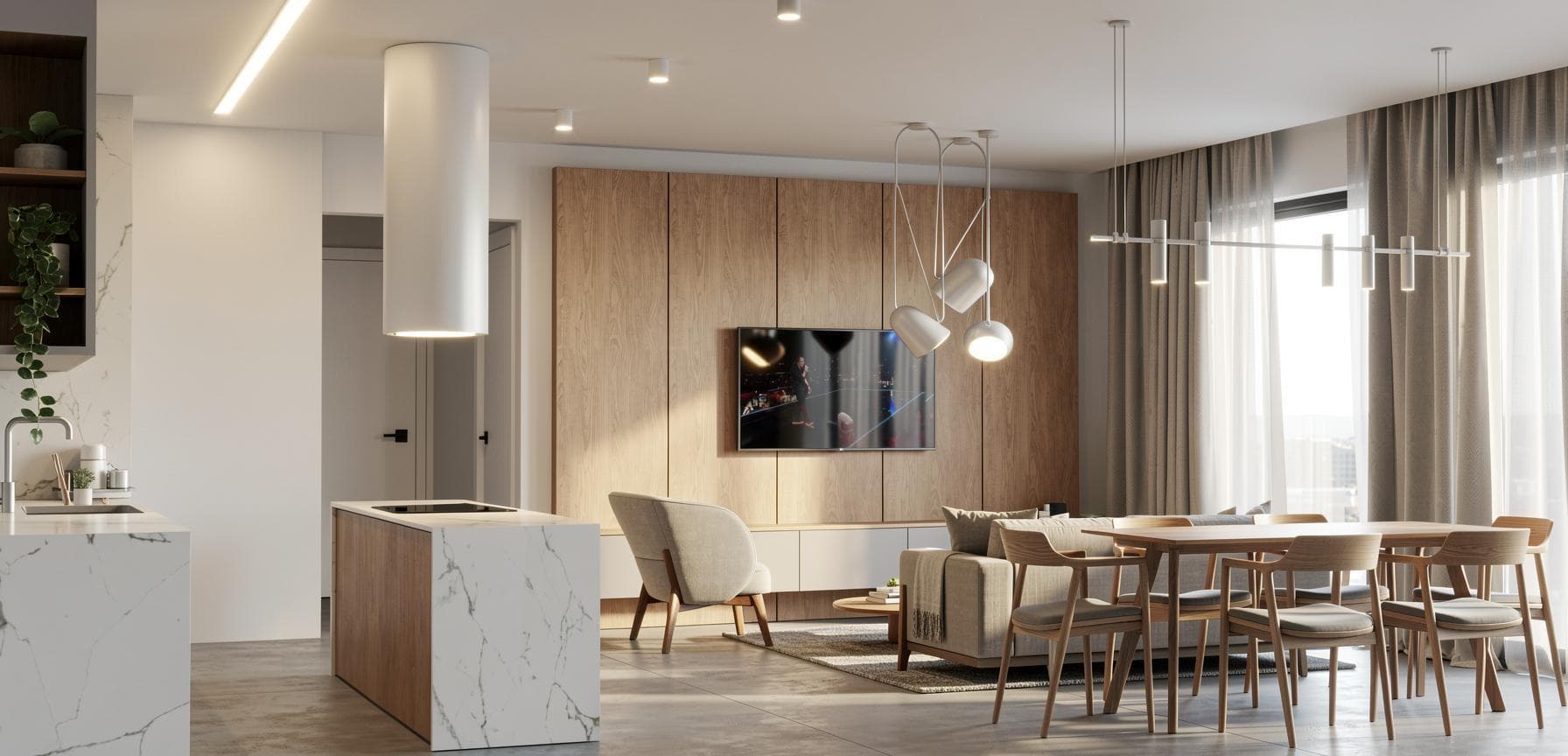 2-bedrooms apartments in Larnaca, Cyprus.