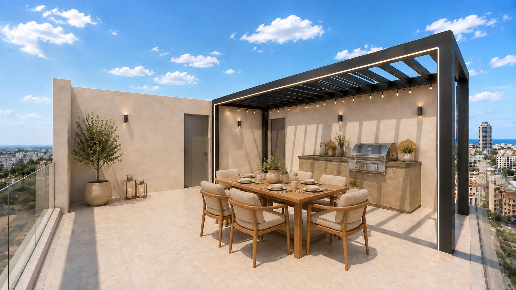 2-bedrooms apartments in Limassol, Cyprus.