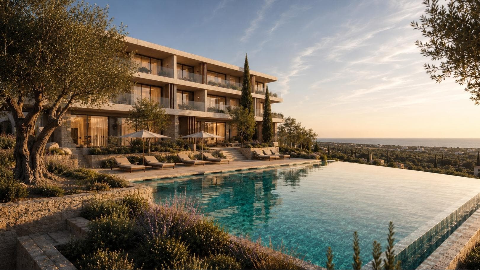 1-bedrooms apartments in Paphos, Cyprus.