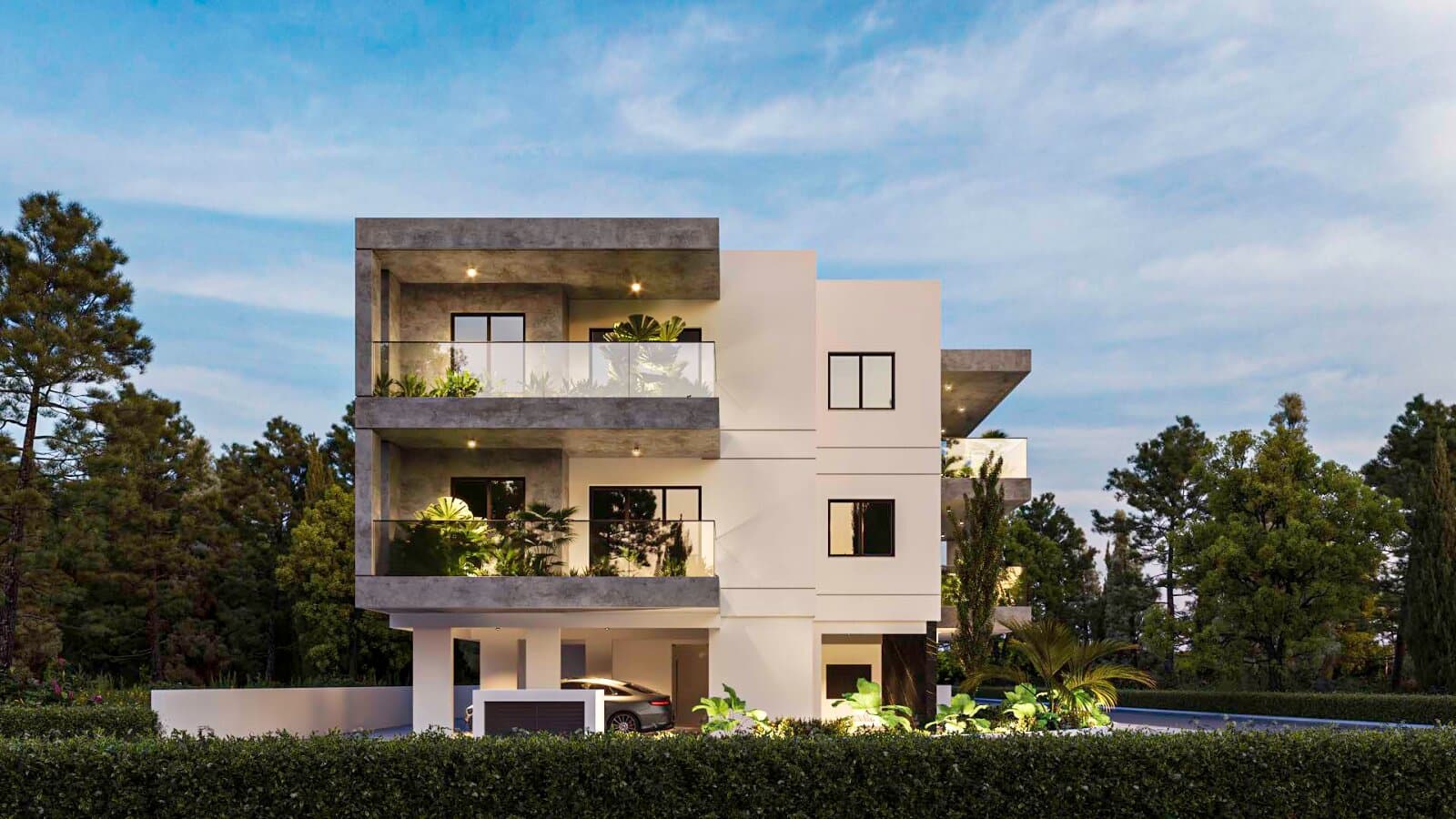 2-bedrooms apartments in Nicosia, Cyprus.