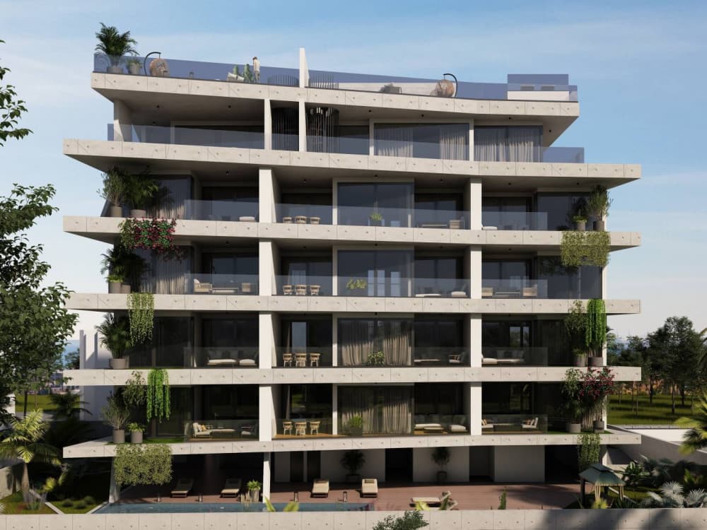 2-bedrooms apartments in Limassol, Cyprus.