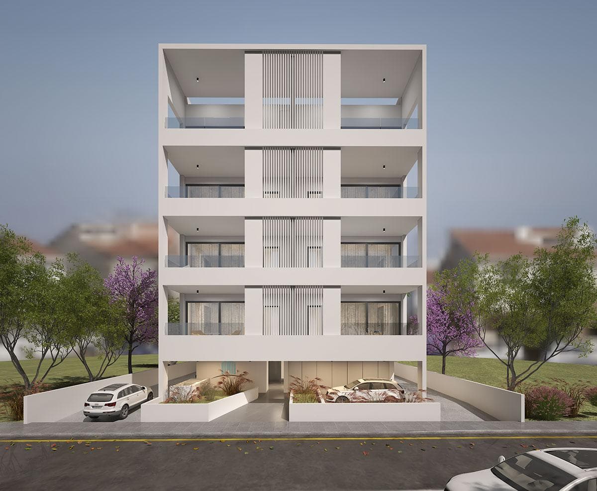 2-bedrooms apartments in Nicosia, Cyprus.