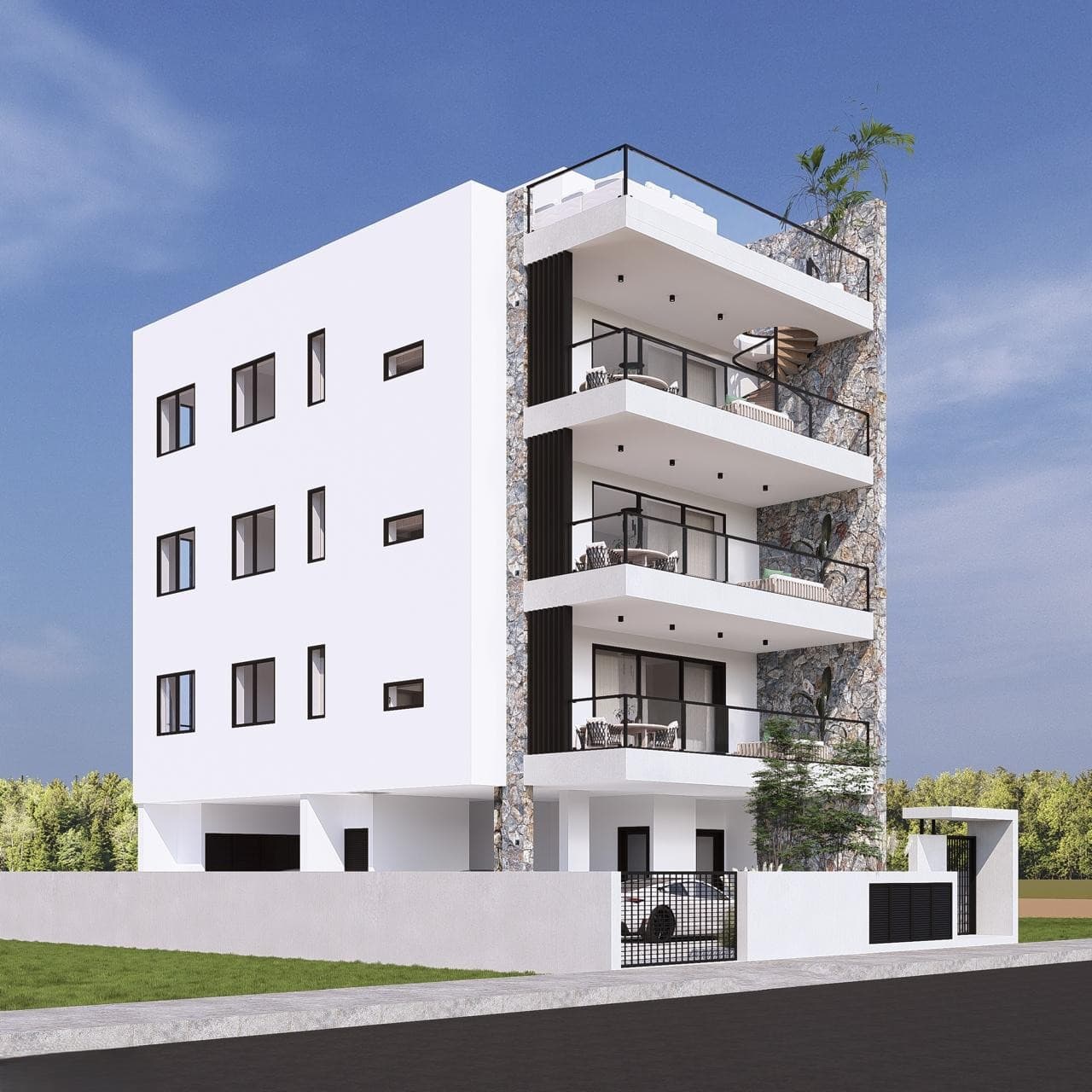 2-bedrooms apartments in Limassol, Cyprus.