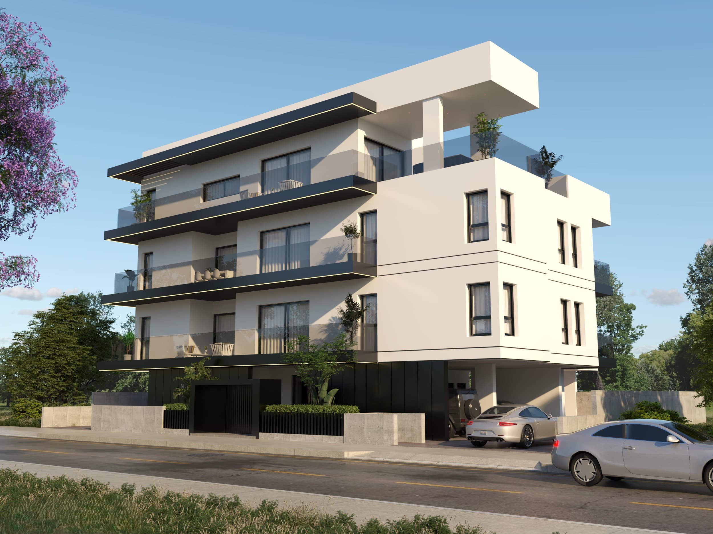 3-bedrooms apartments in Nicosia, Cyprus.