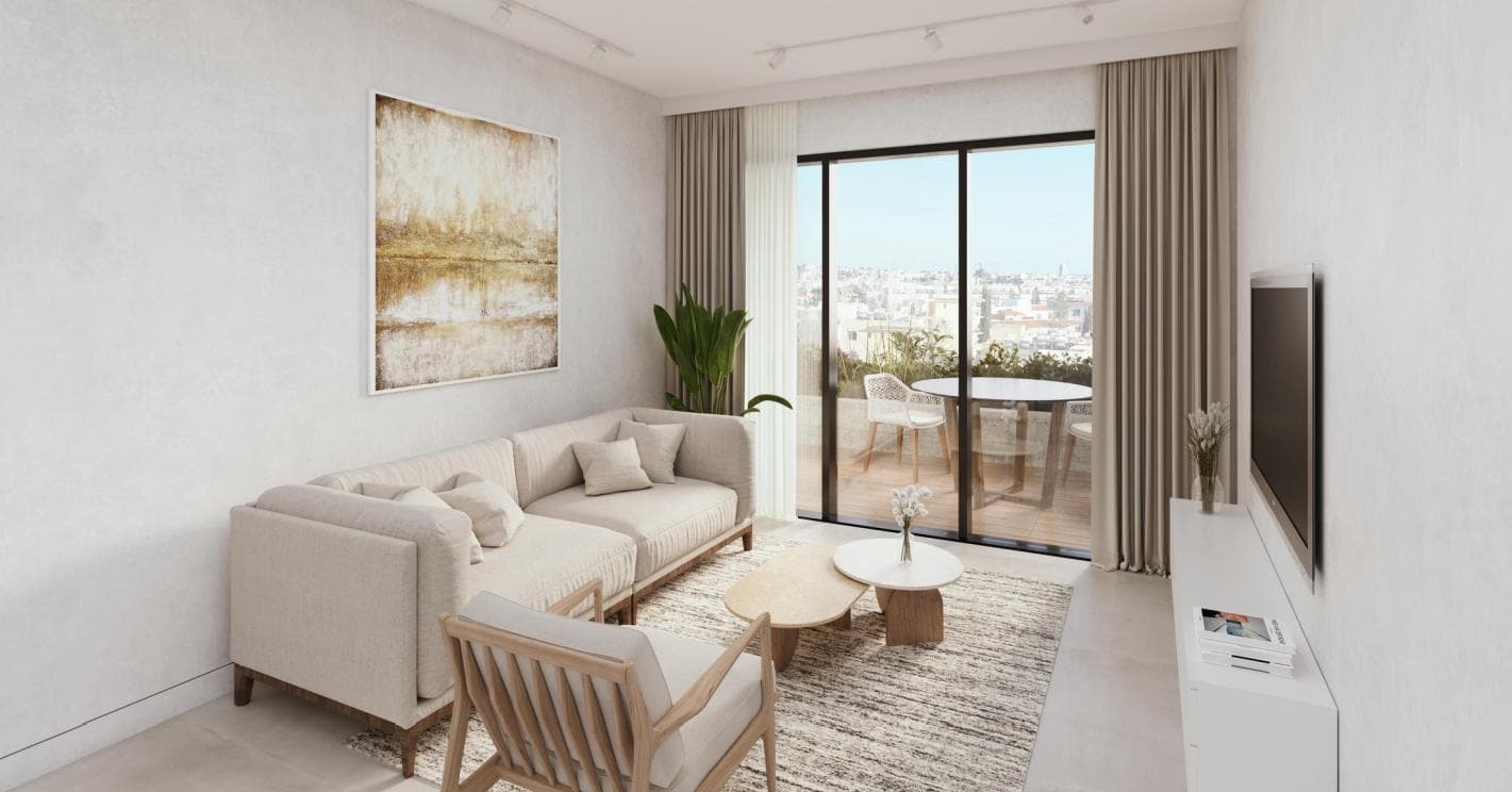 2-bedrooms apartments in Paphos, Cyprus.