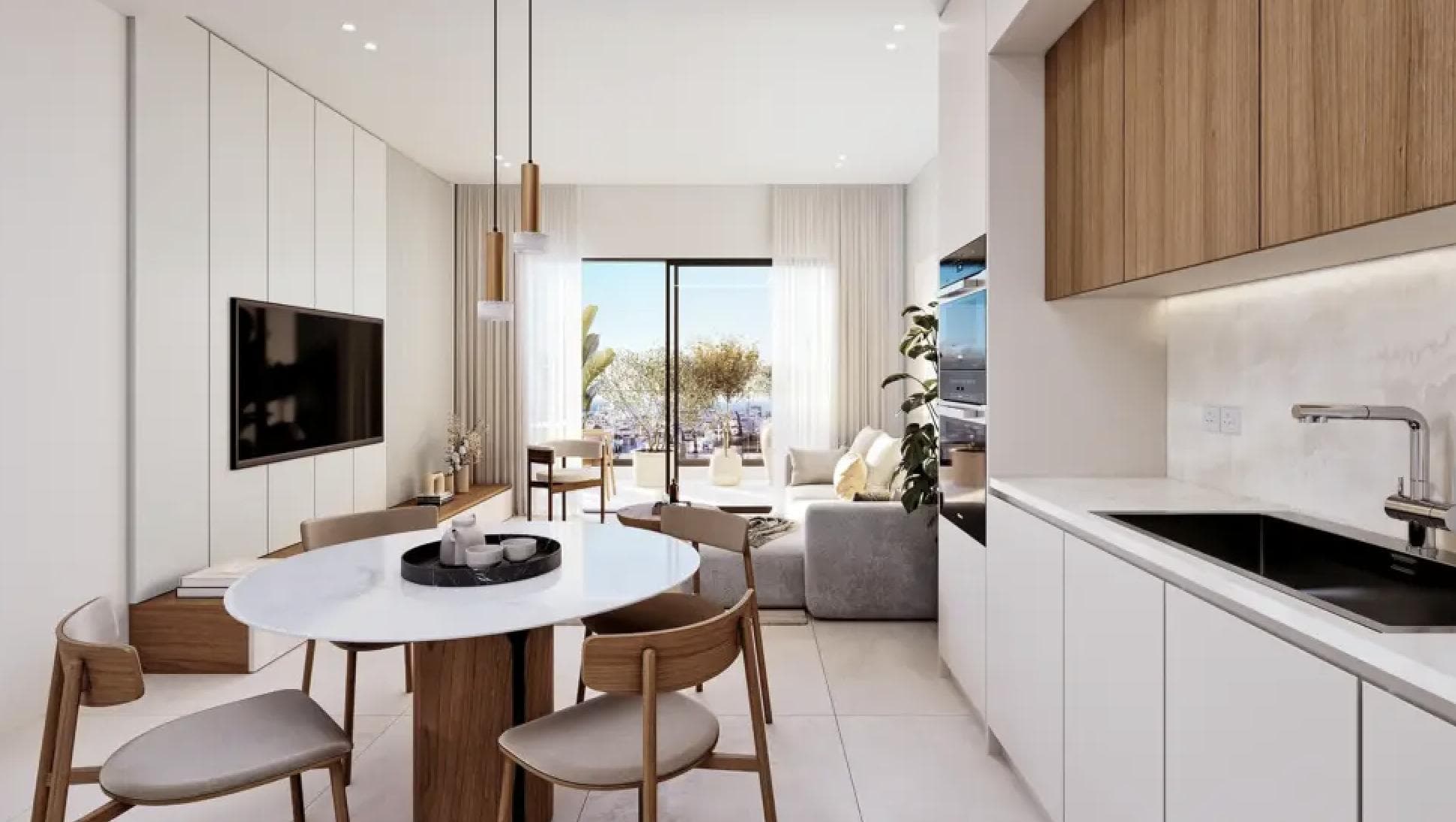 3-bedrooms apartments in Limassol, Cyprus.